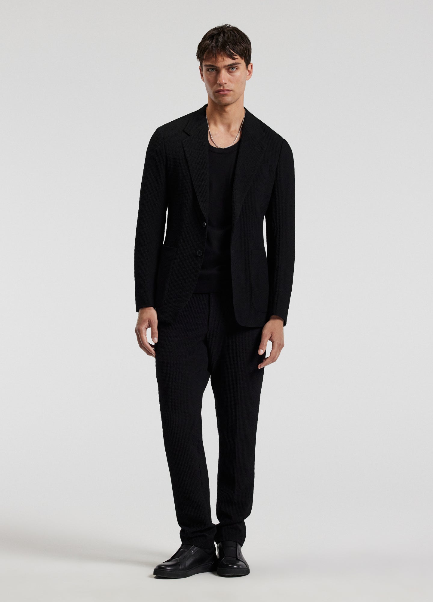 Rully Ashford Textured Blazer Black