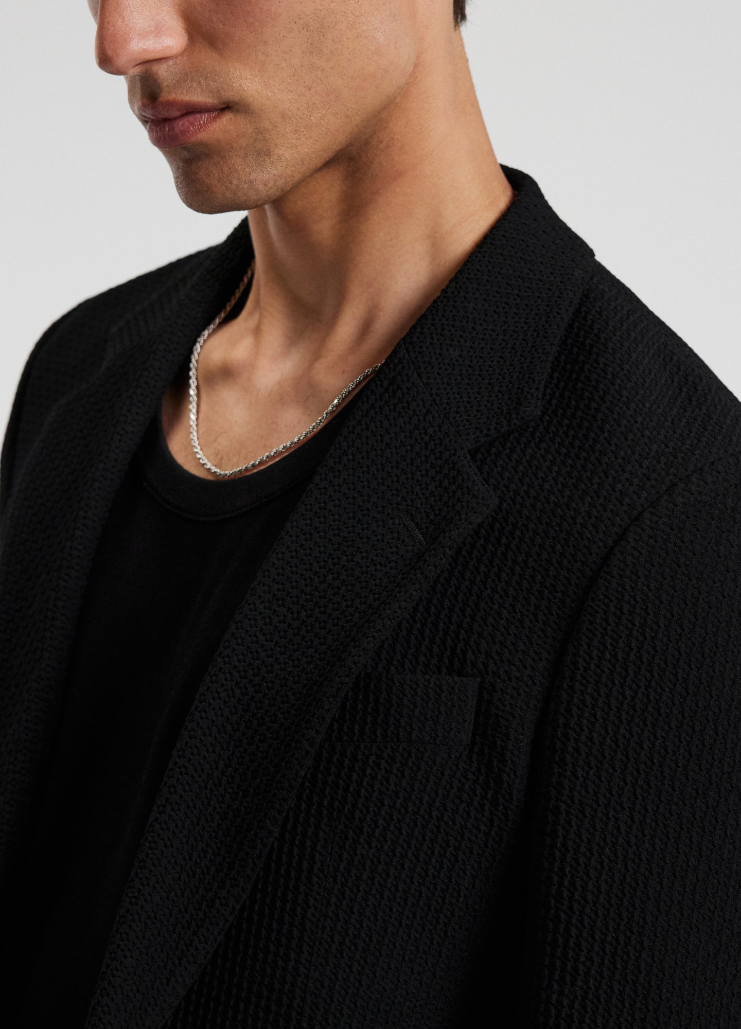 Rully Ashford Textured Blazer Black