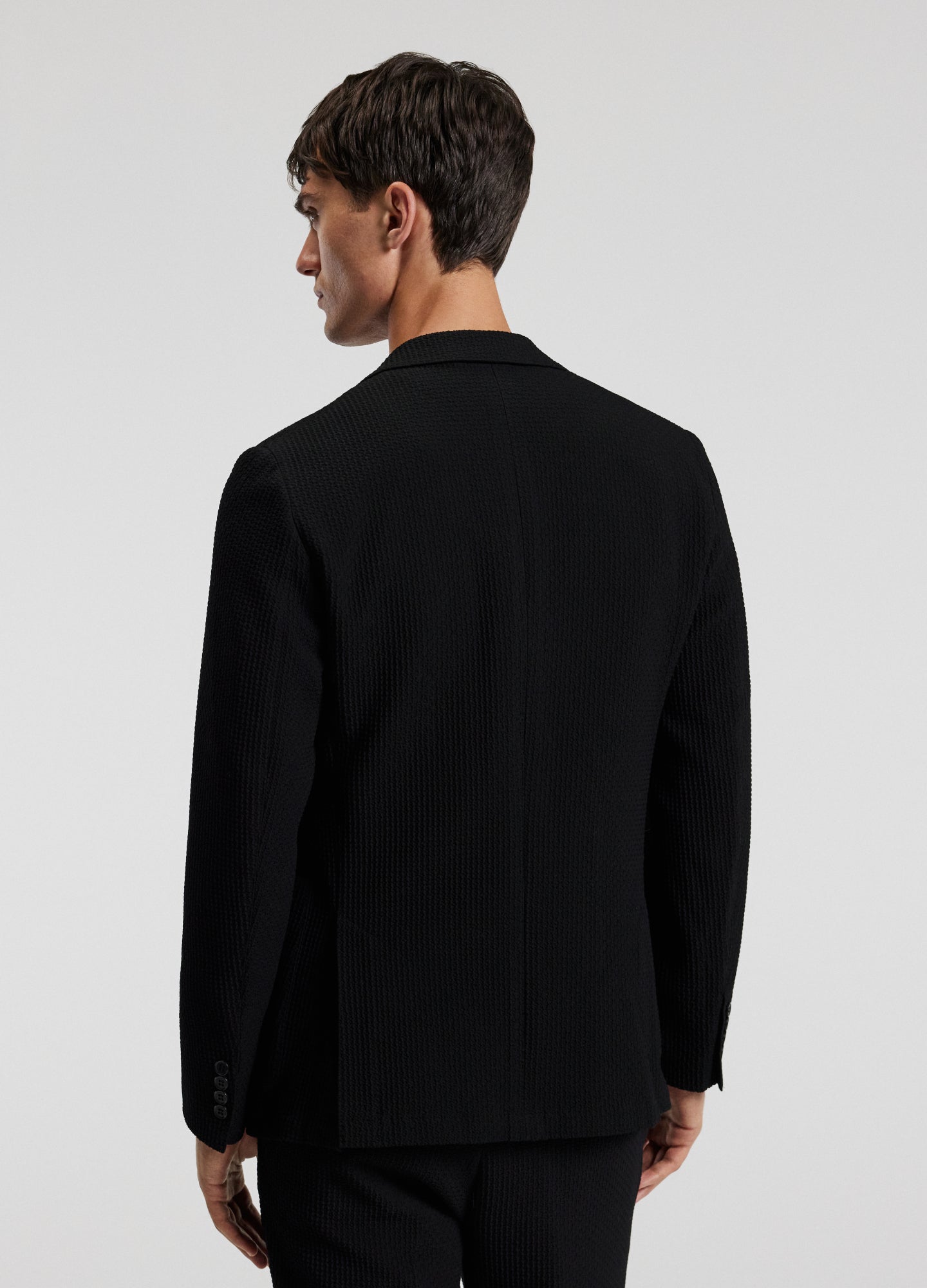Rully Ashford Textured Blazer Black