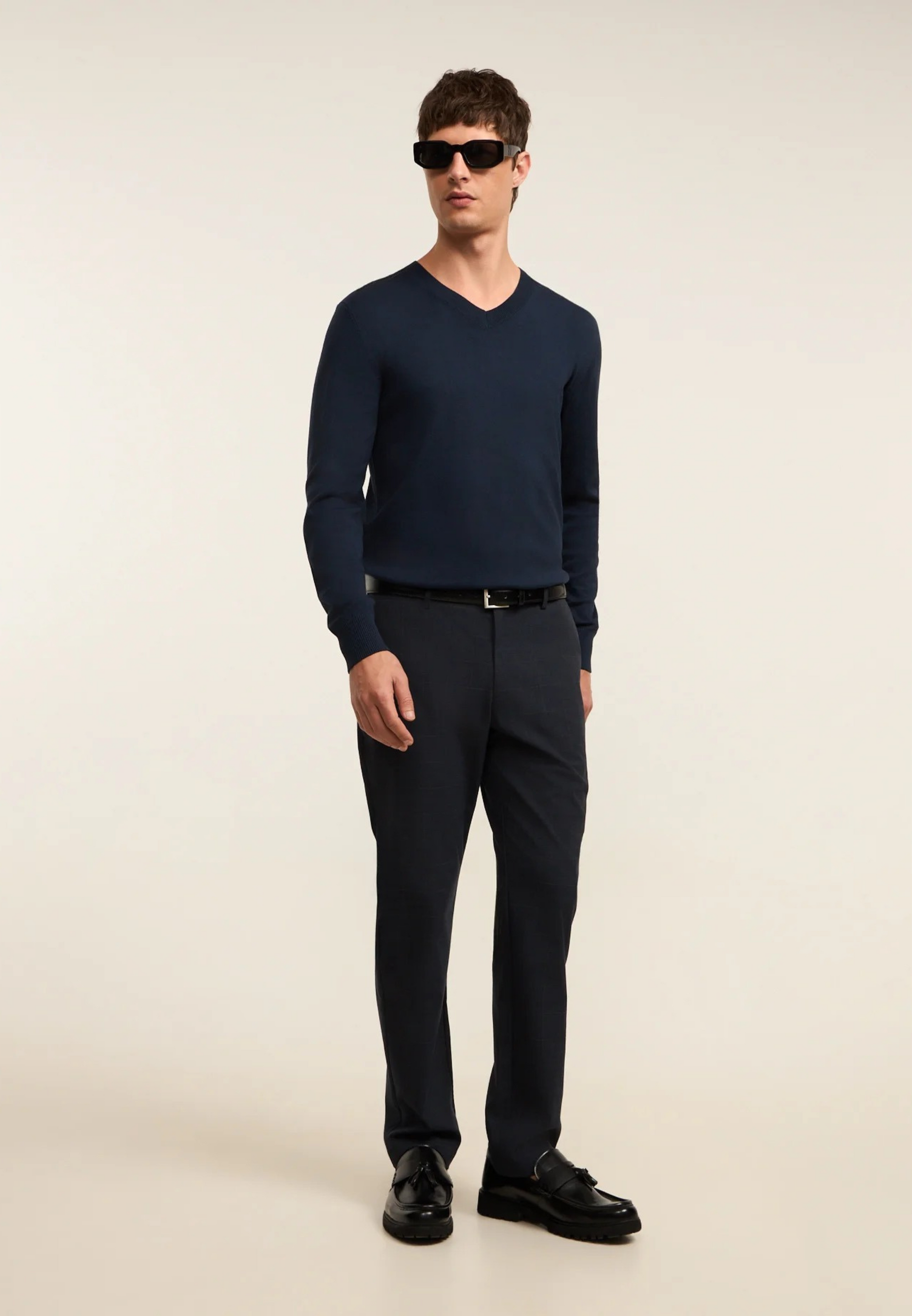 Rully Lancaster V-Neck Knit Navy