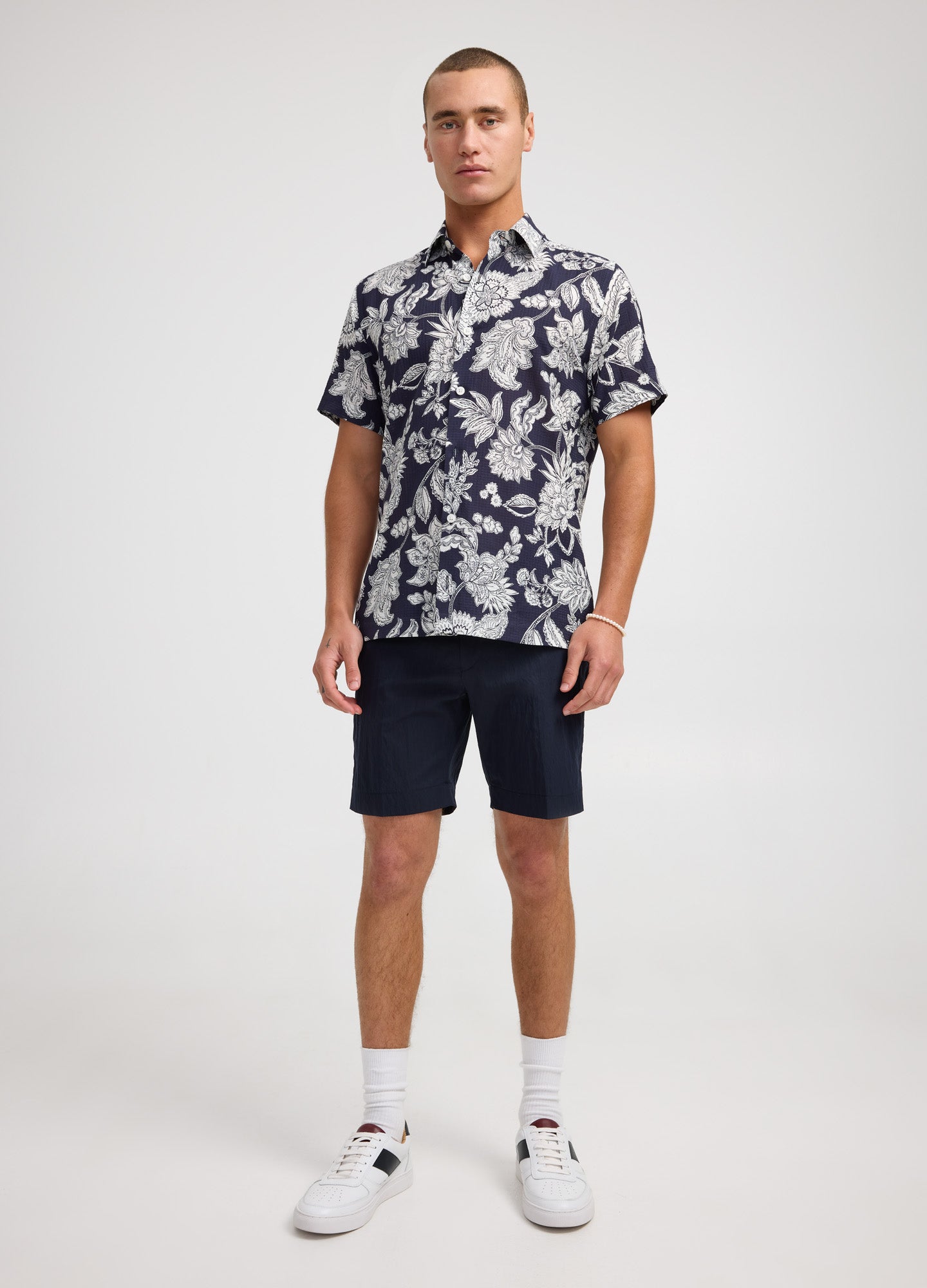 Rully Windsor Twill Shorts Navy