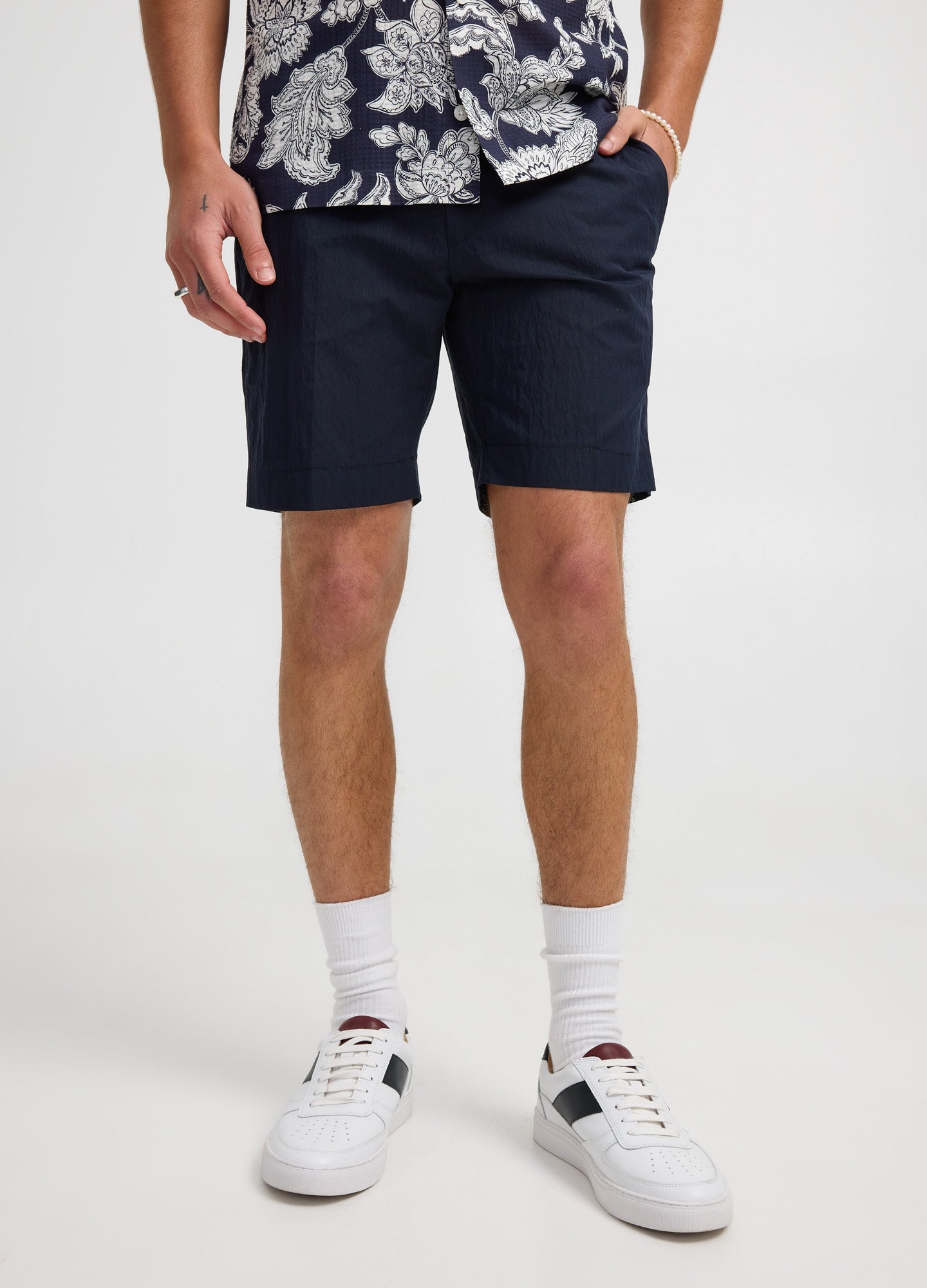 Rully Windsor Twill Shorts Navy