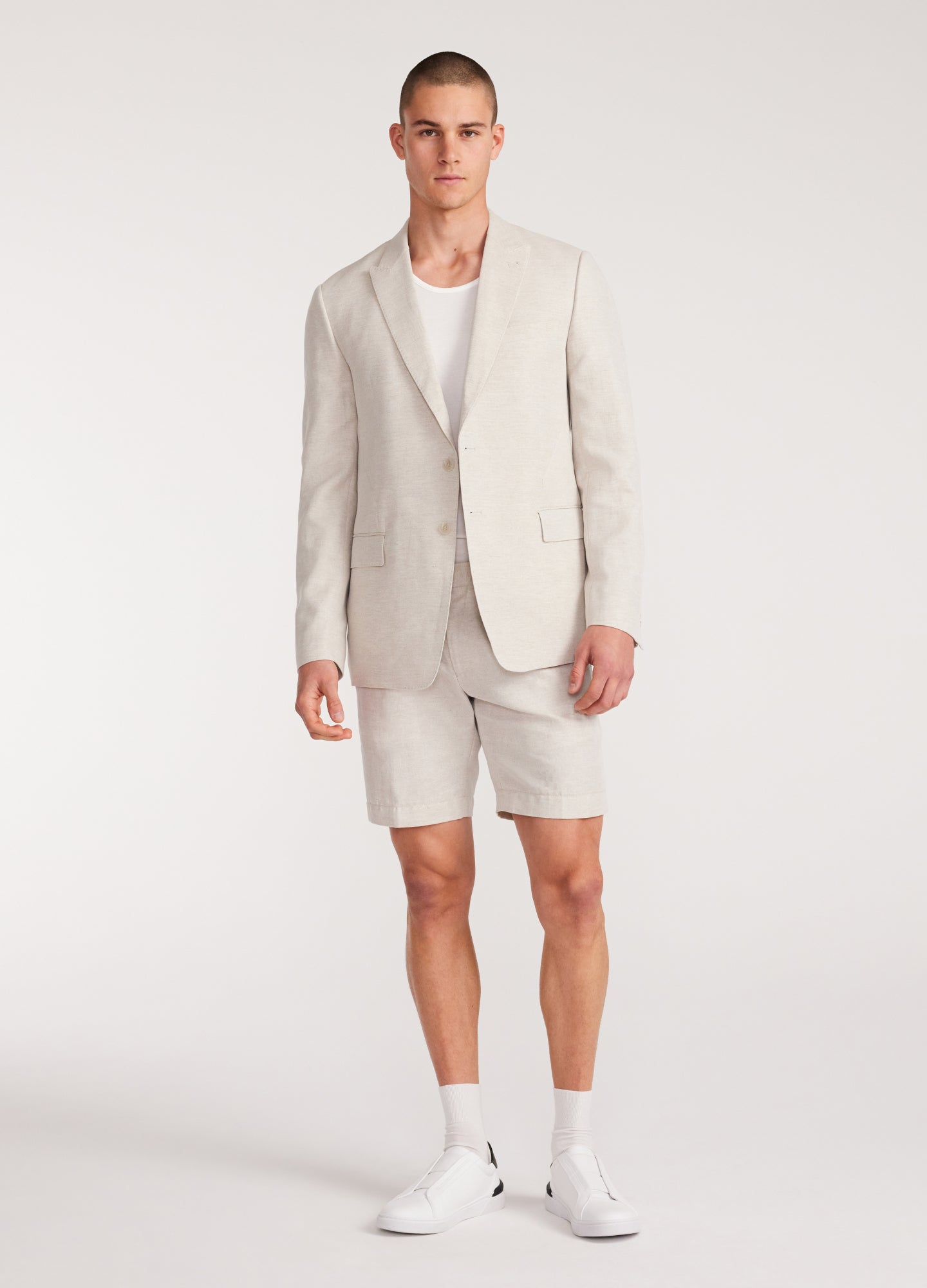 Rully Savile Twill Shorts Natural