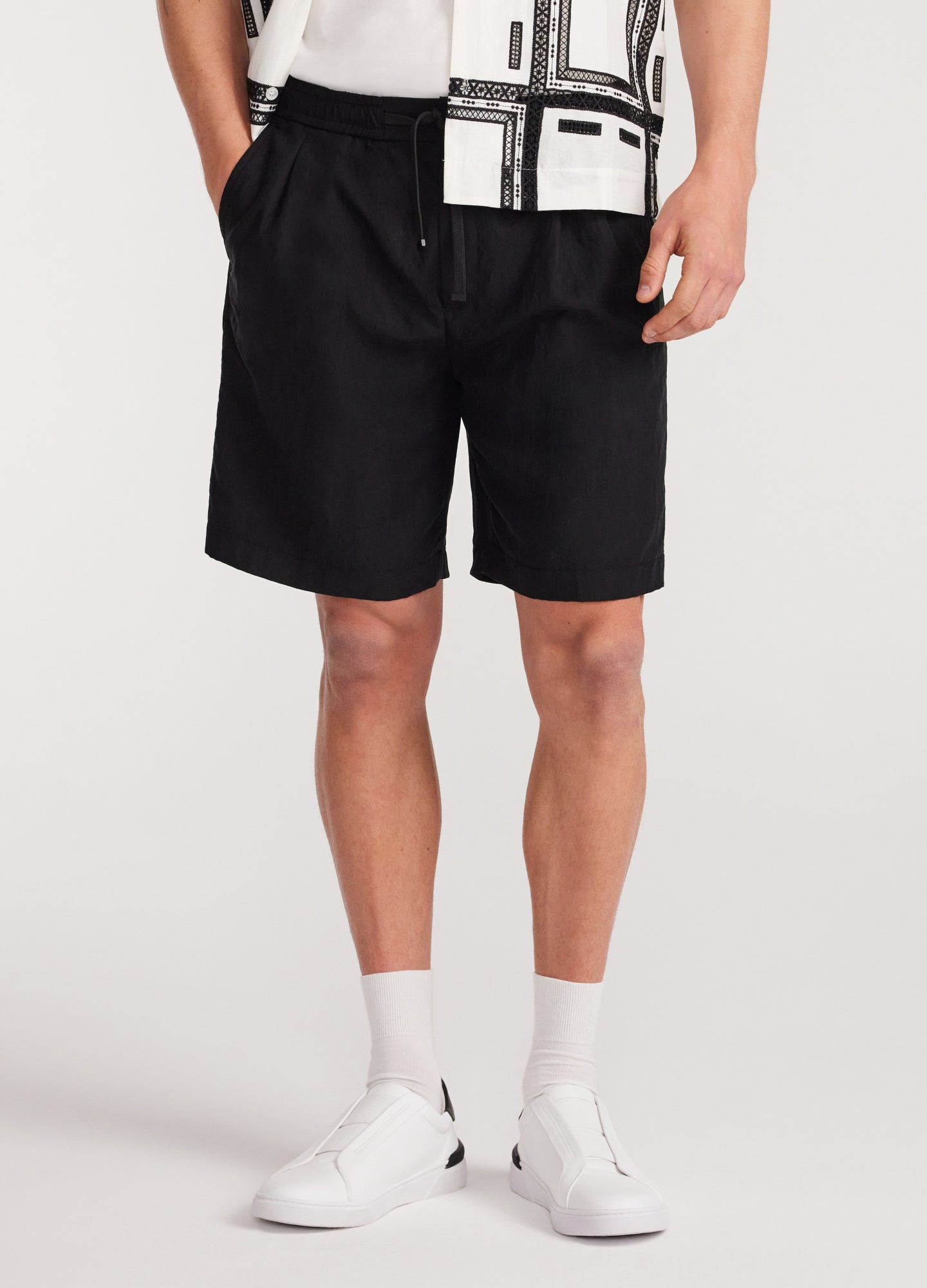 Rully Riviera Drawstring Shorts Black