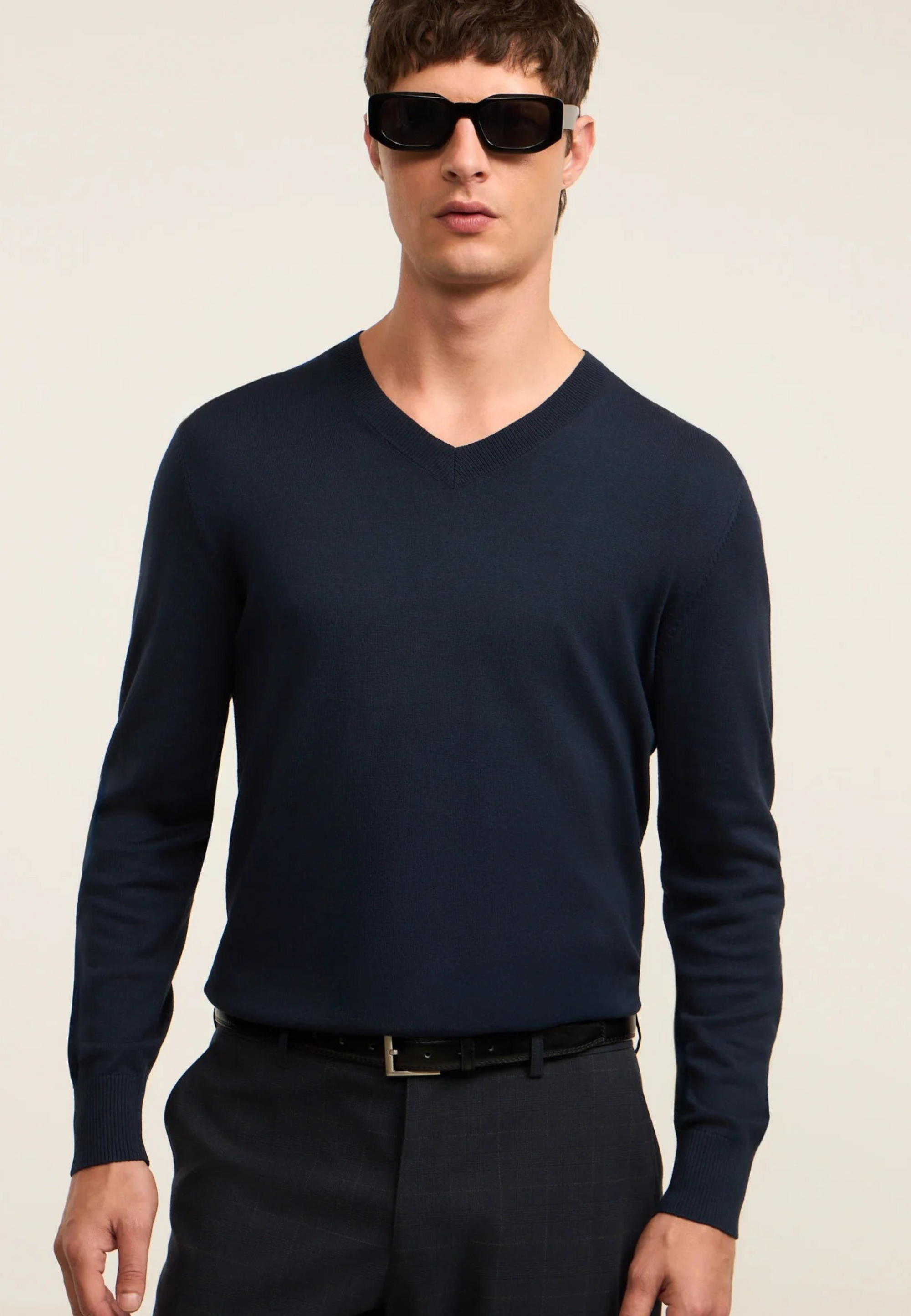 Rully Lancaster V-Neck Knit Navy