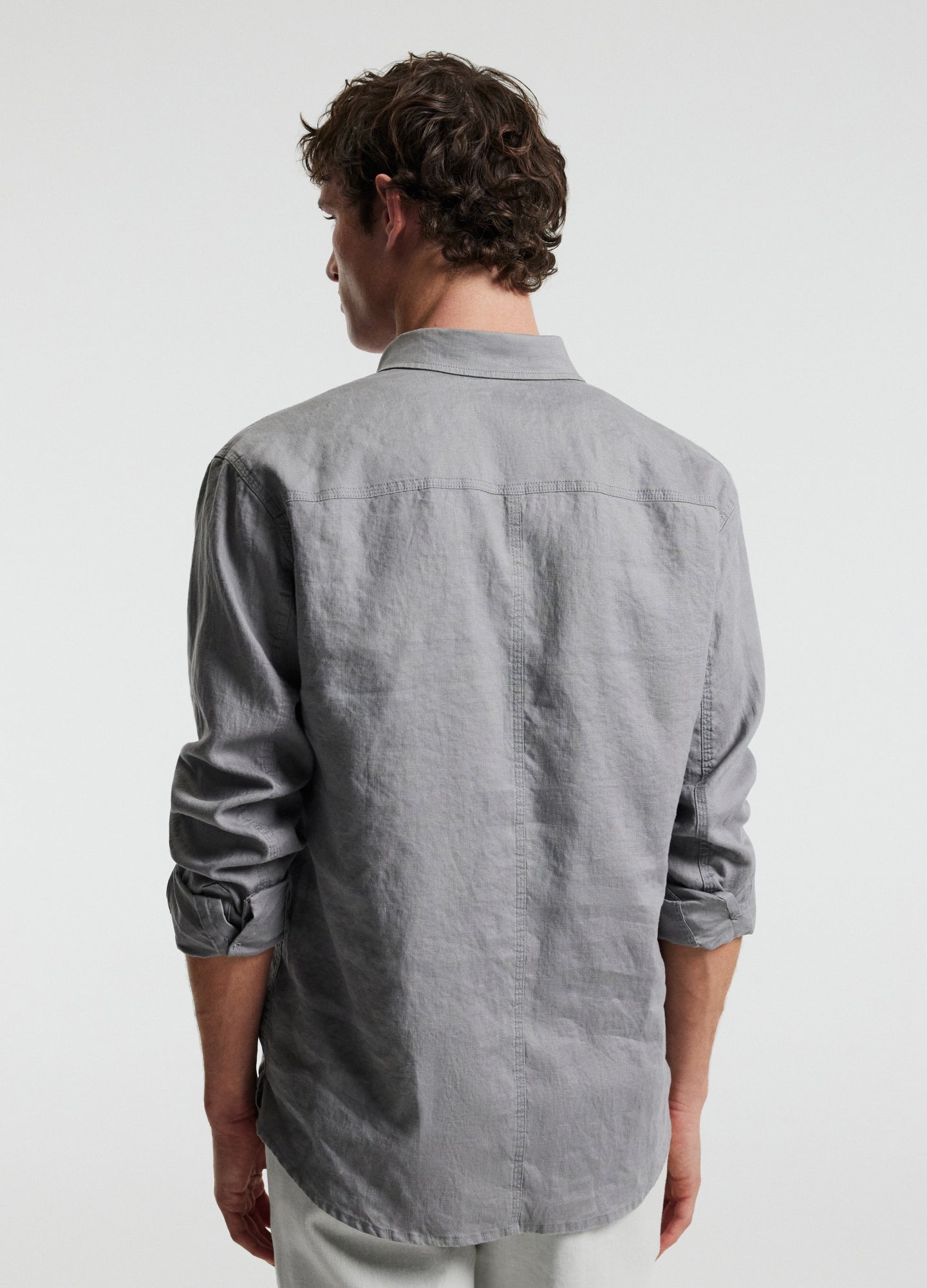 Rully Henley Washed Linen Shirt