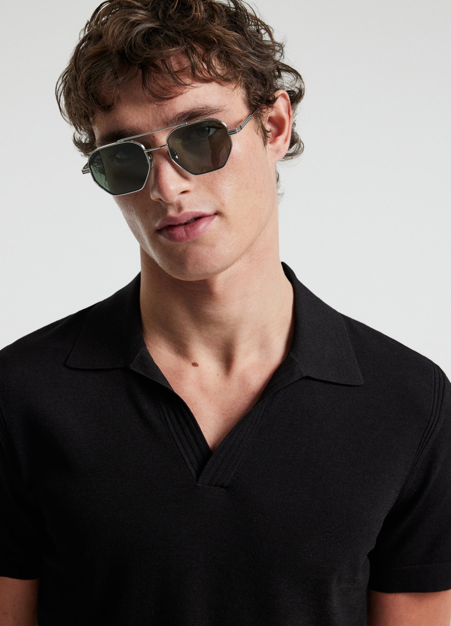 Rully Tech Shoulder Trim Polo Black