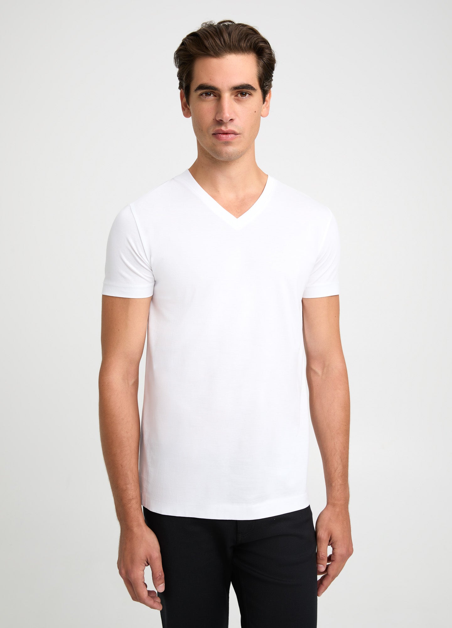 Rully Atelier V-Neck T-Shirt White