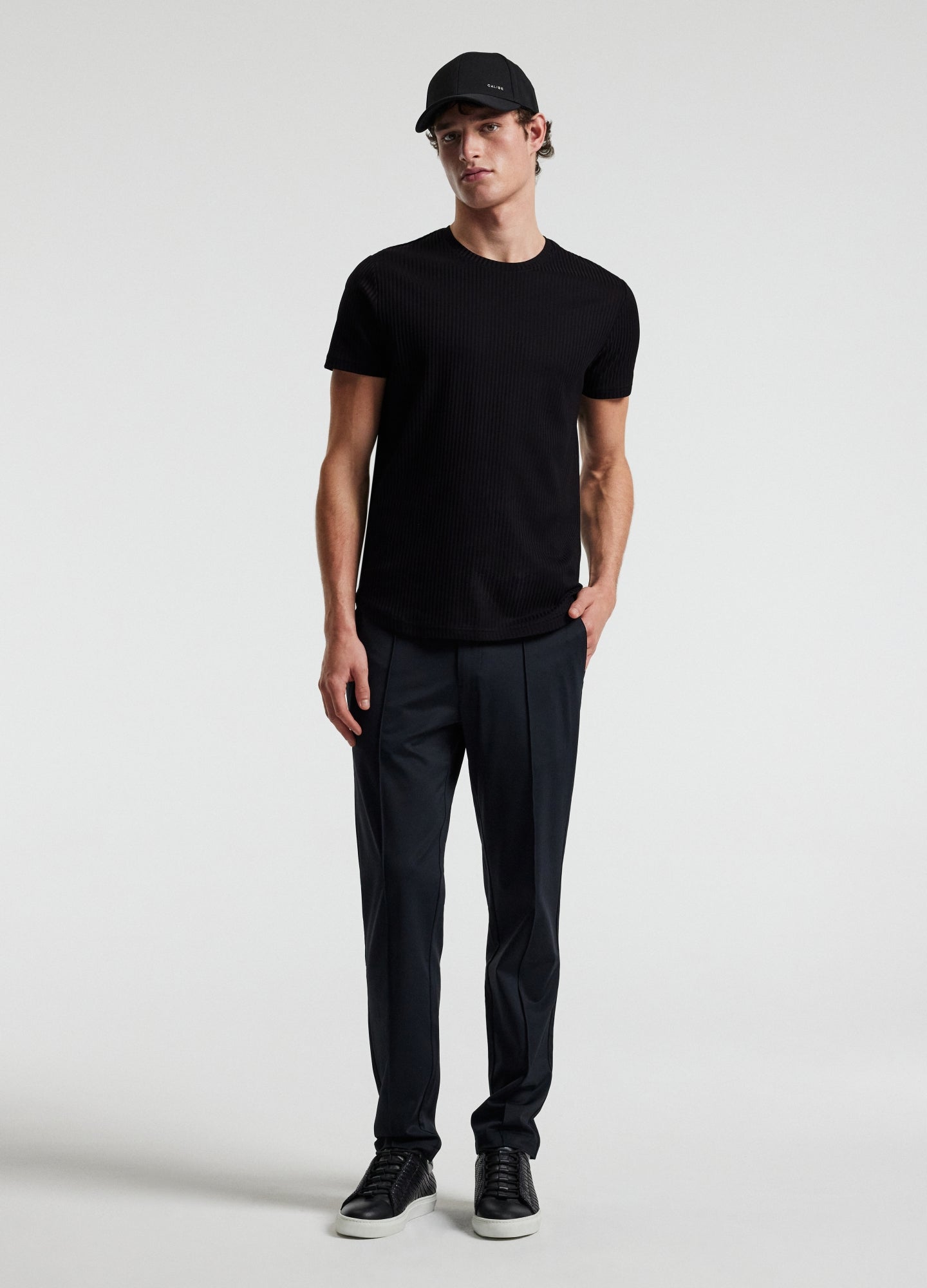 Rully Strand Ribbed T-Shirt Black