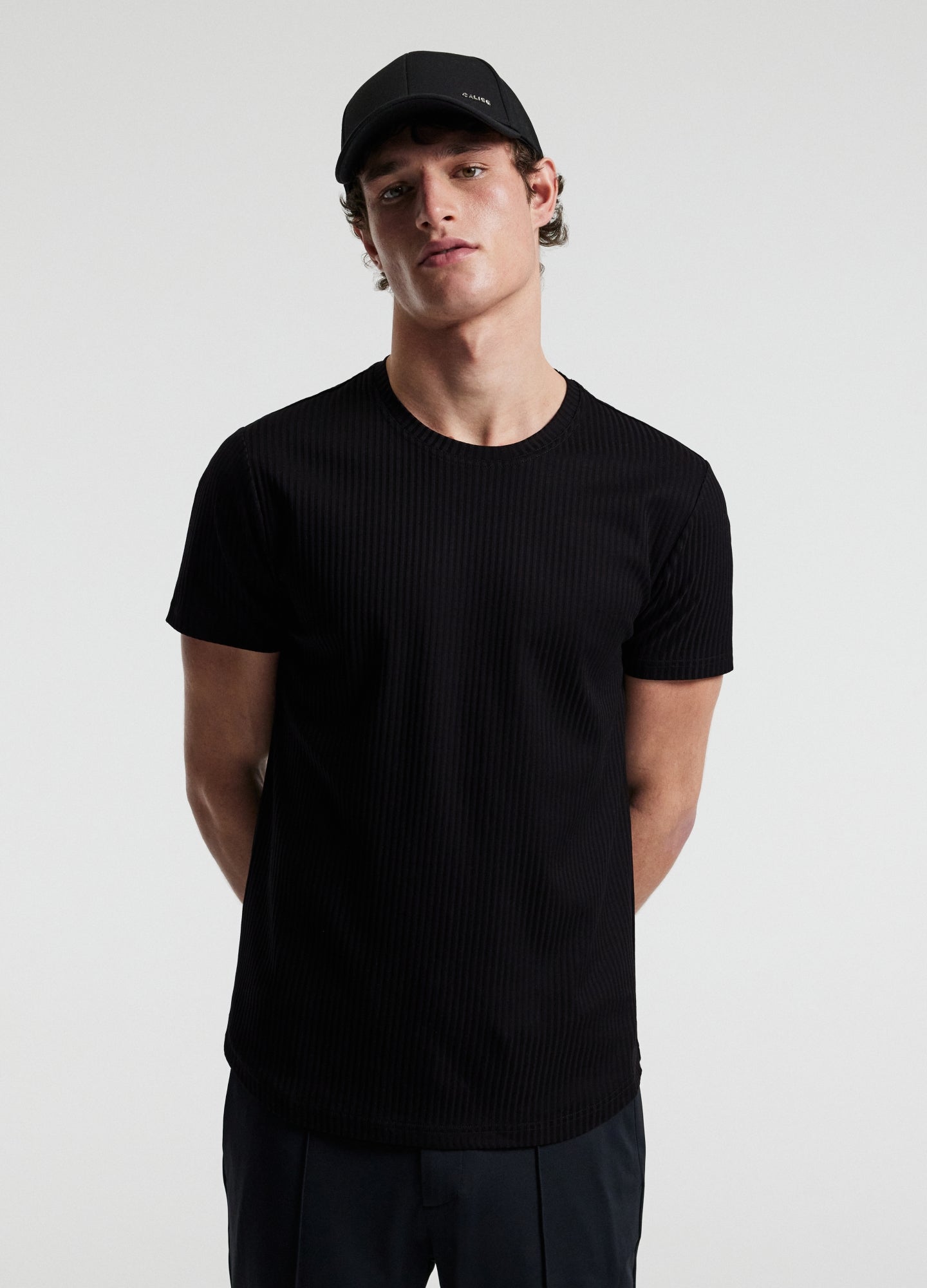 Rully Strand Ribbed T-Shirt Black
