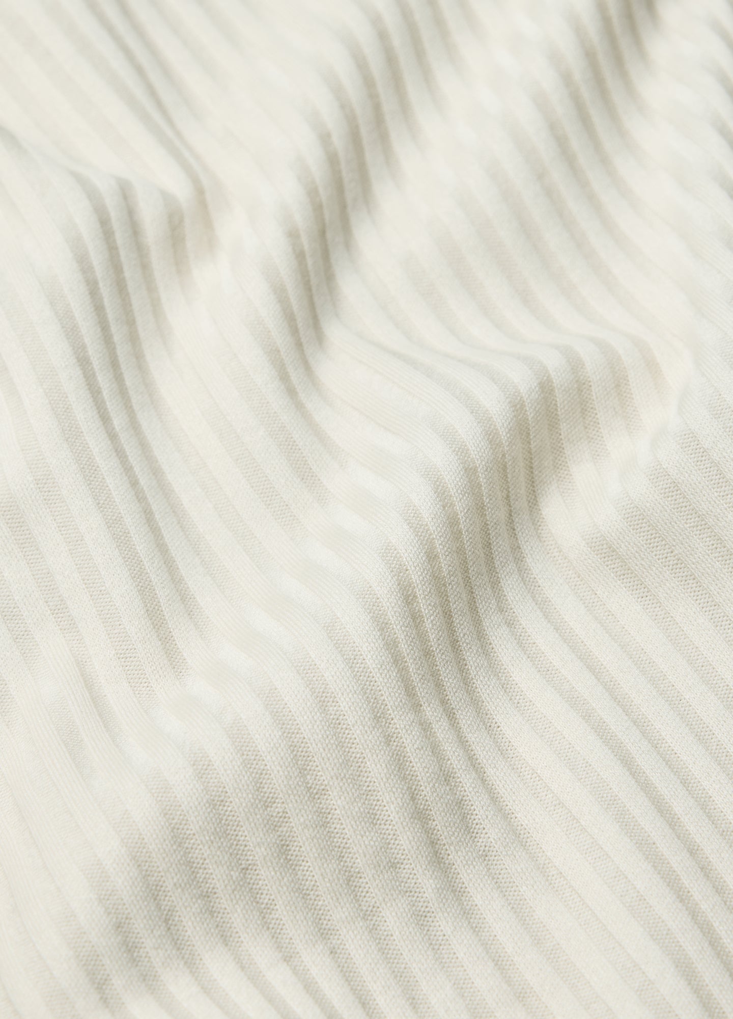 Rully Strand Ribbed T-Shirt Bone