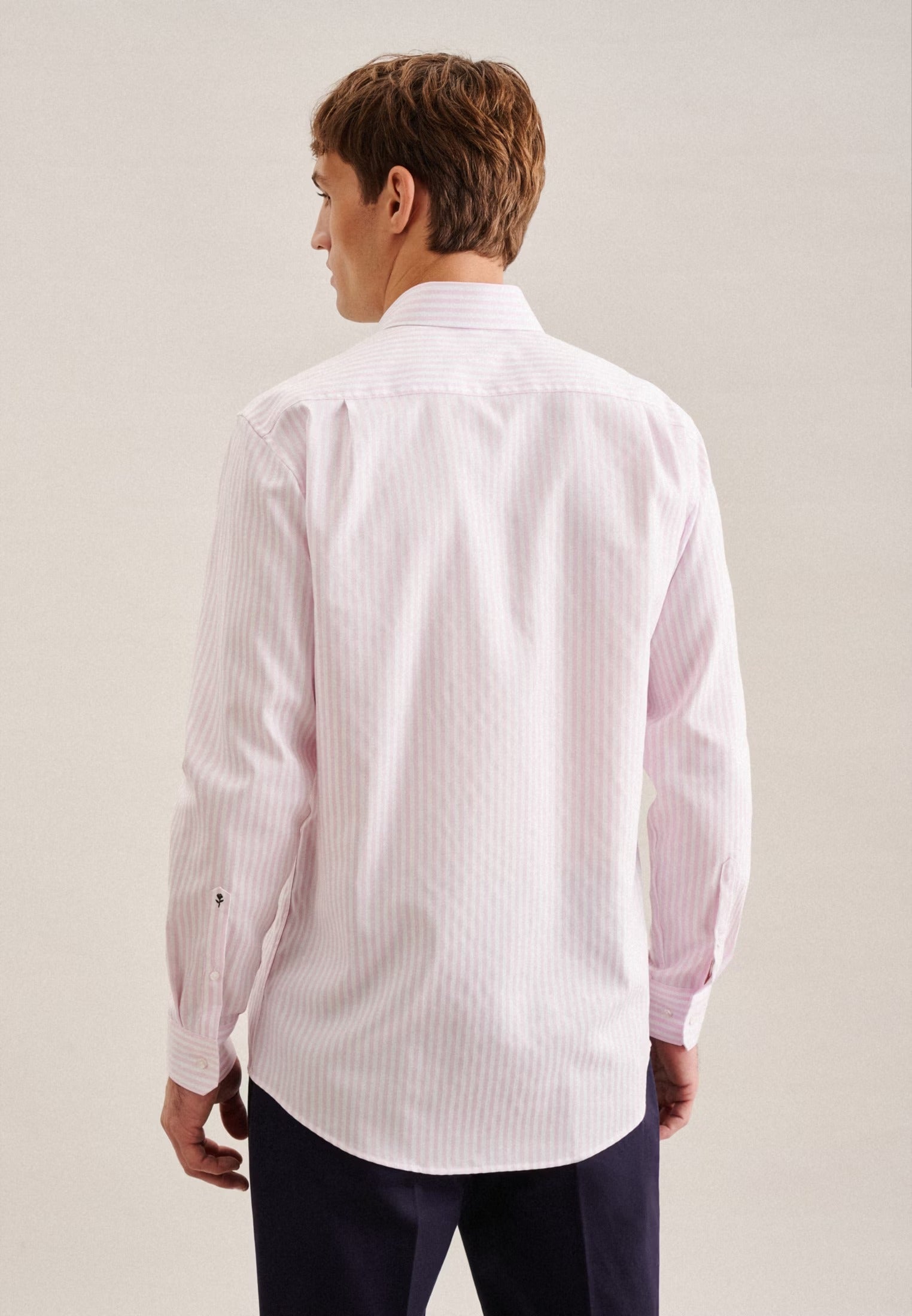 Rully Durham Striped Shirt Pink