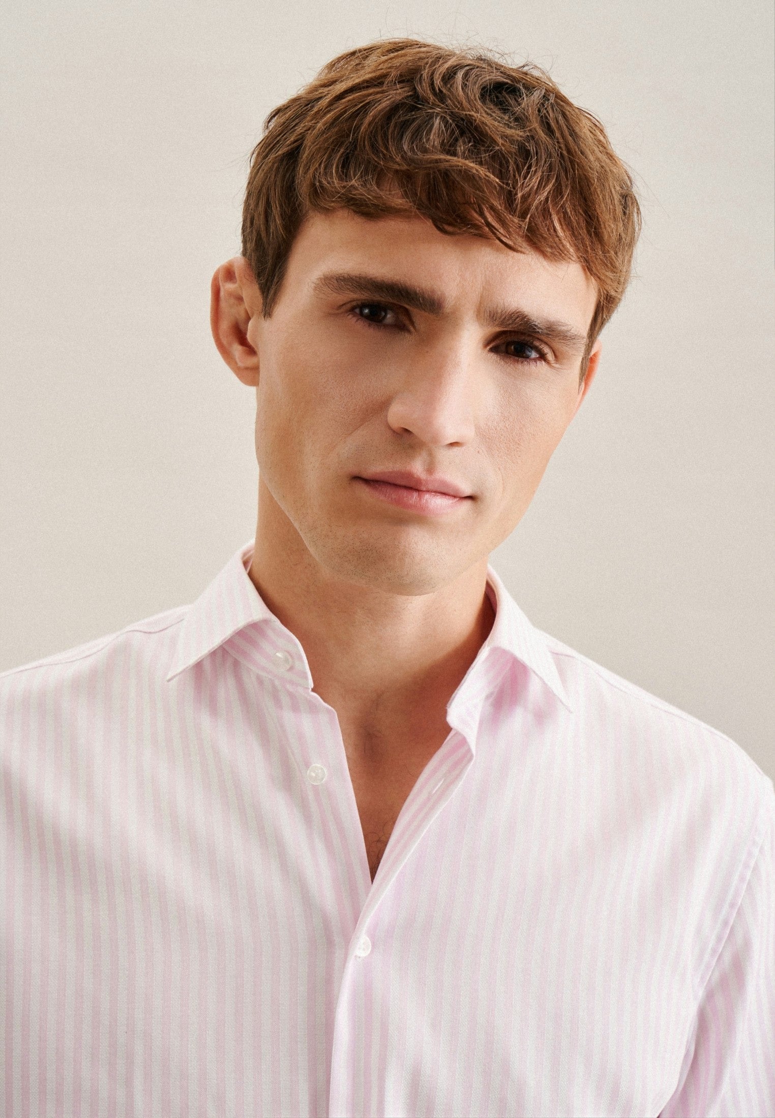 Rully Durham Striped Shirt Pink