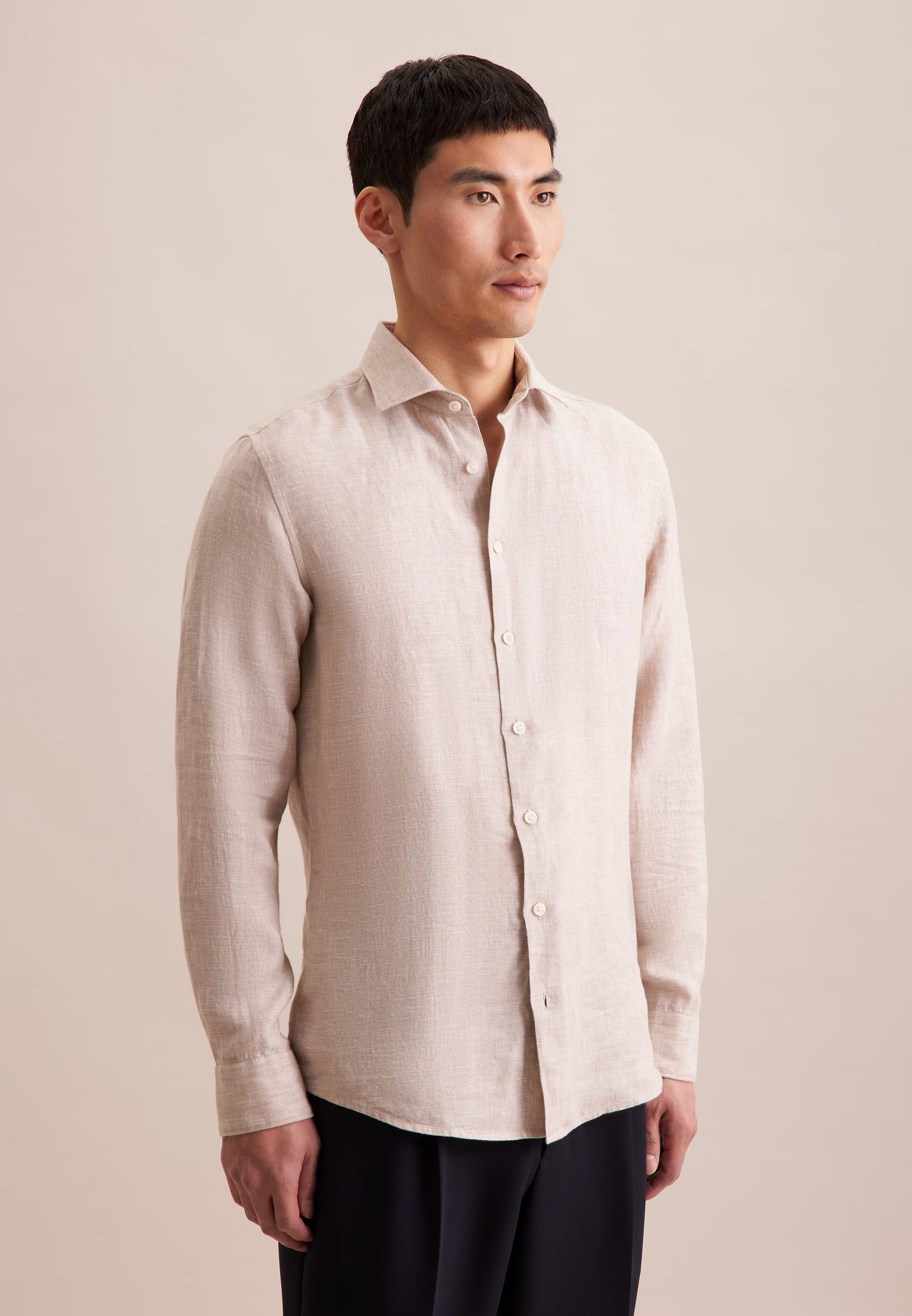 Rully Regent Linen Shirt Beige