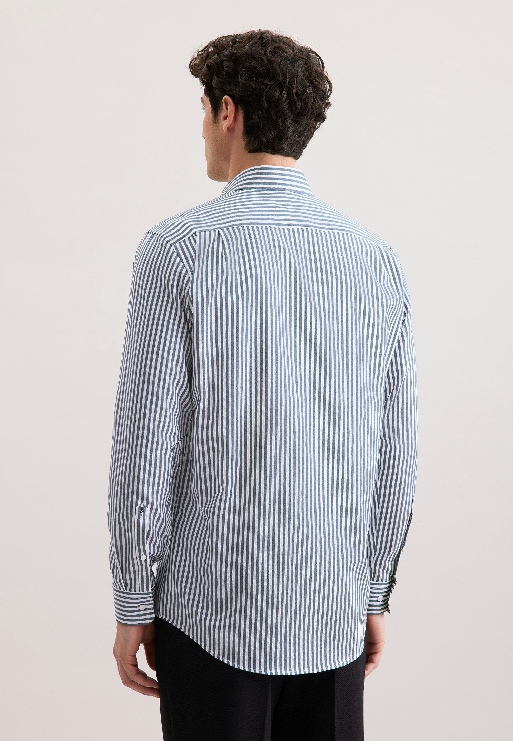 Rully Durham Striped Shirt Blue