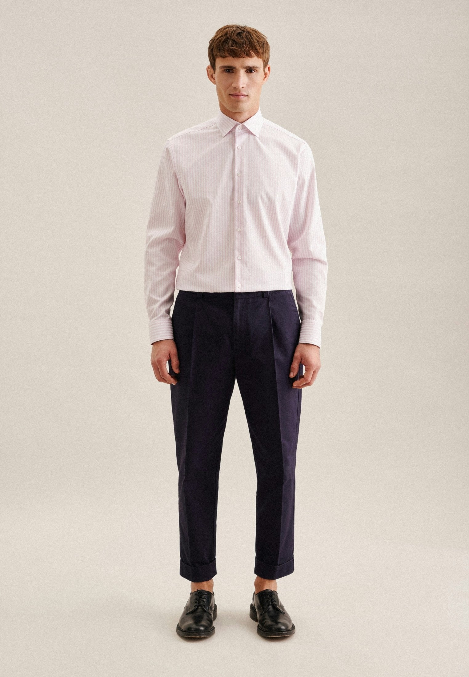 Rully Durham Striped Shirt Pink