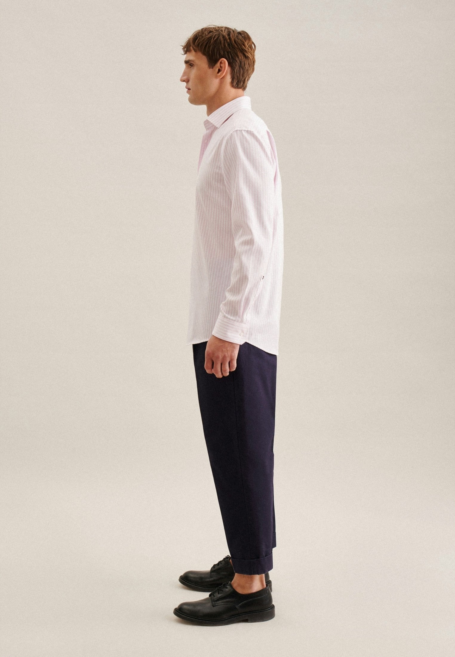 Rully Durham Striped Shirt Pink