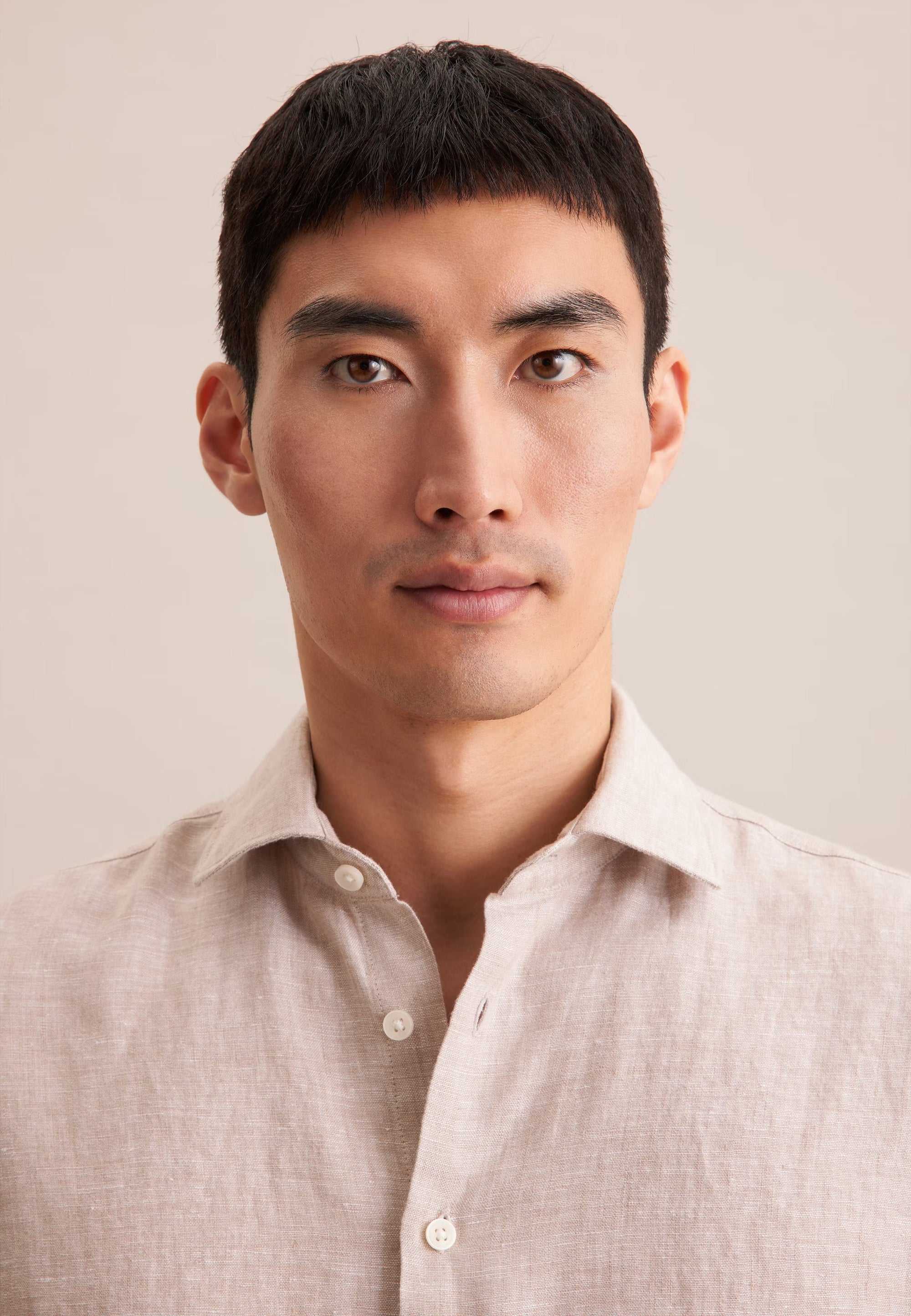 Rully Regent Linen Shirt Beige