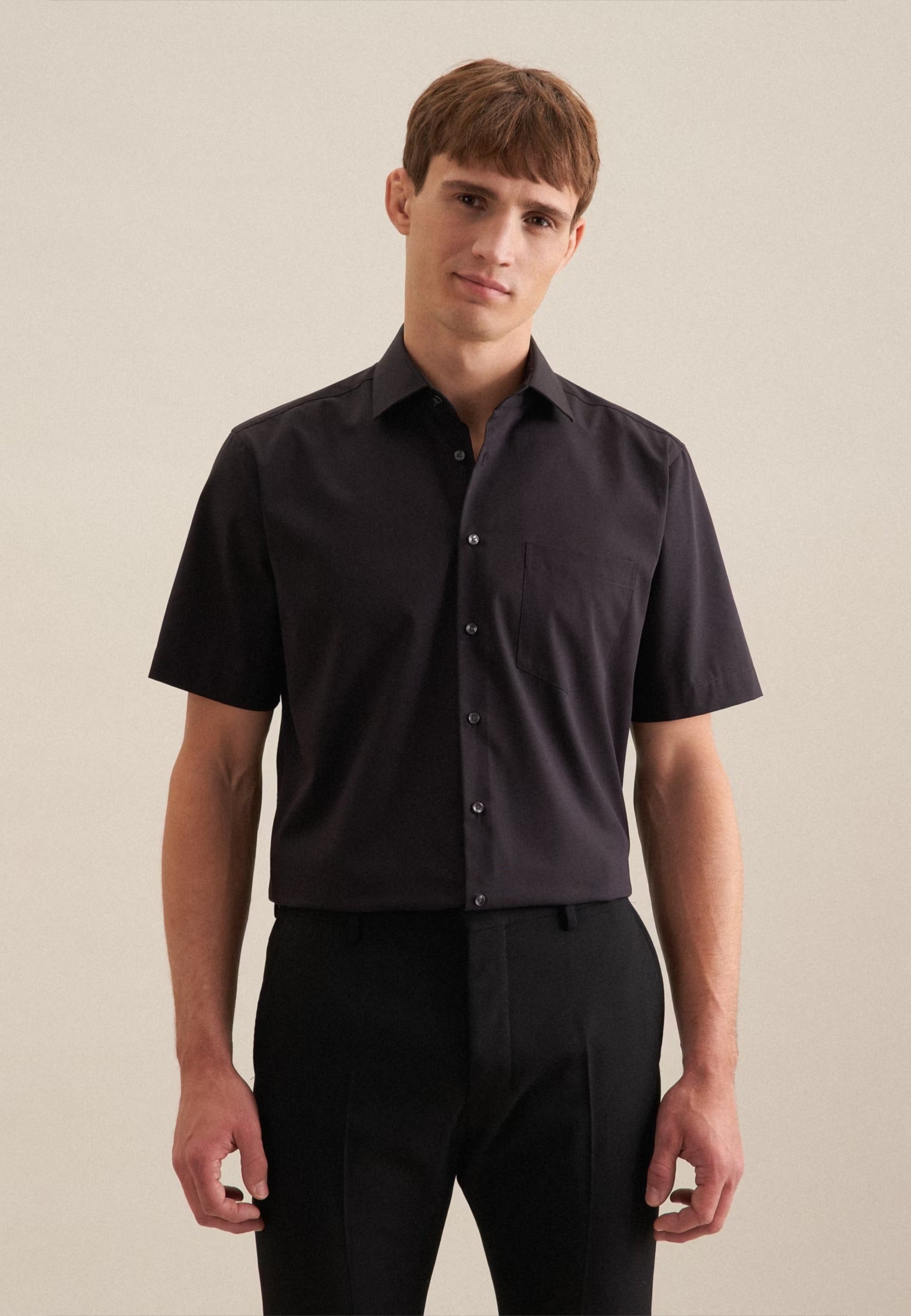 Rully Royal Ascot Short-Sleeve Shirt Black