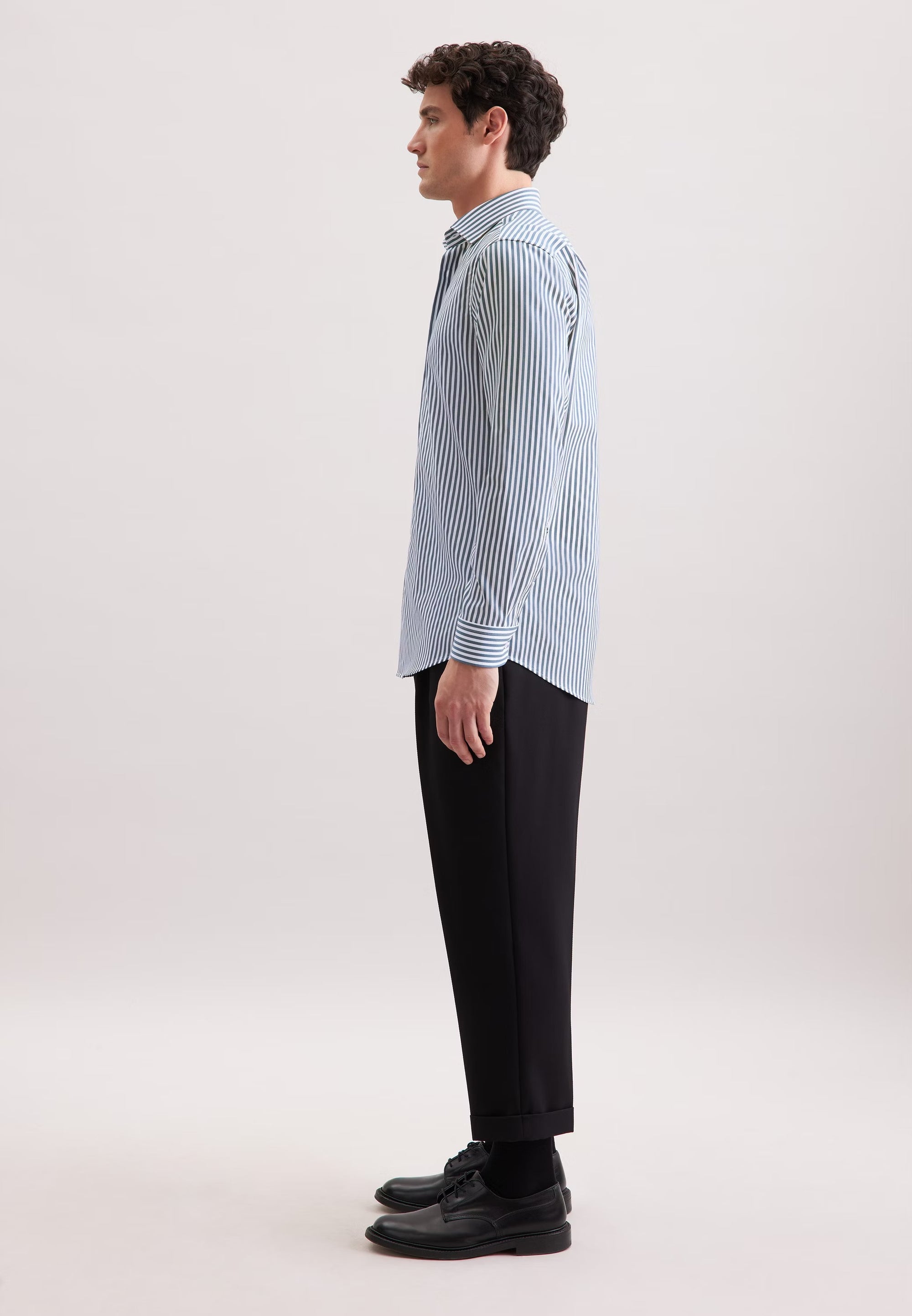 Rully Durham Striped Shirt Blue