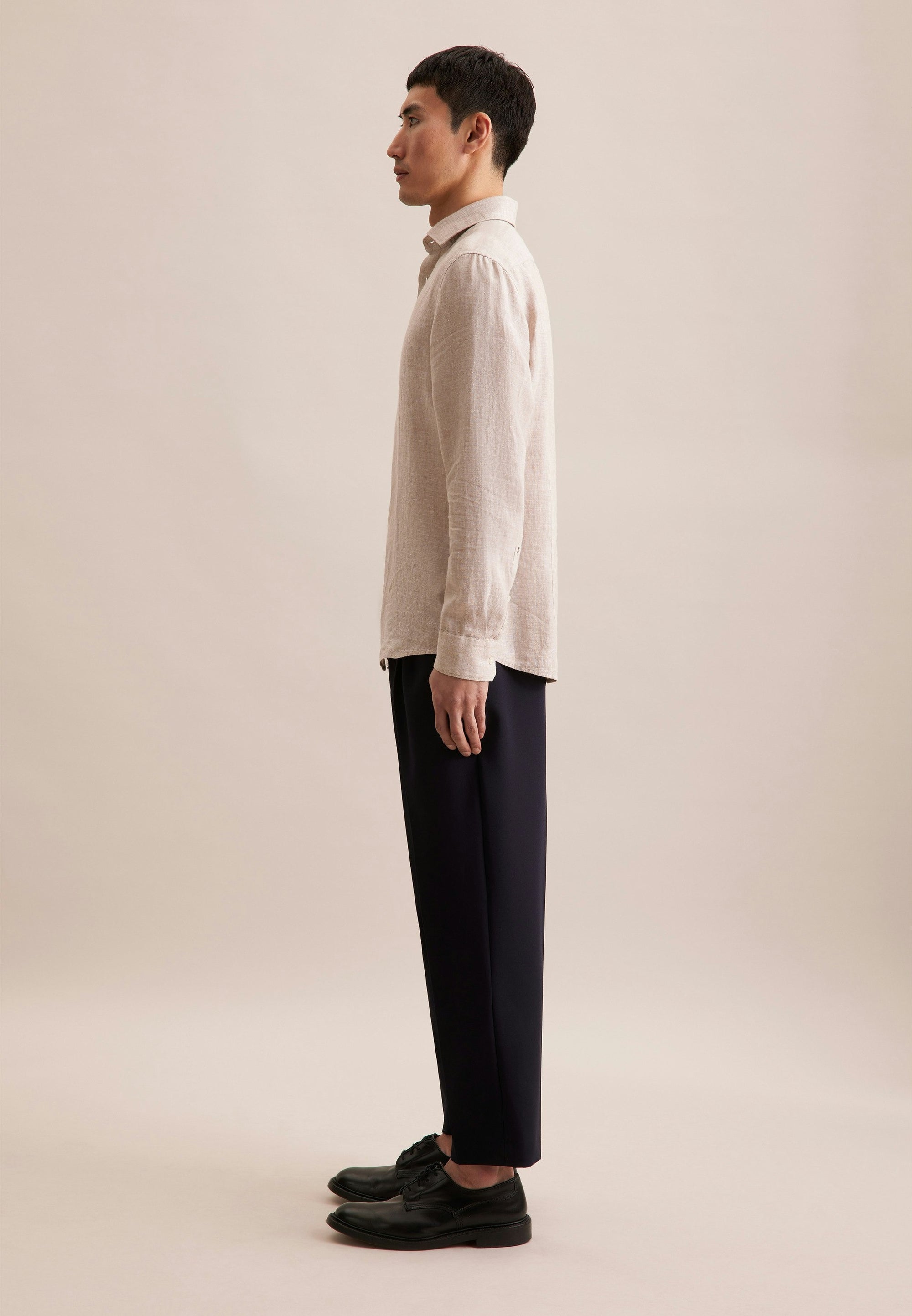 Rully Regent Linen Shirt Beige
