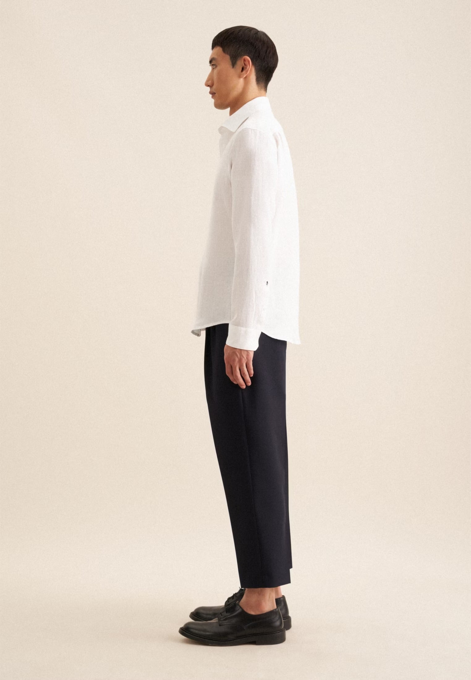 Rully Regent Linen Shirt White