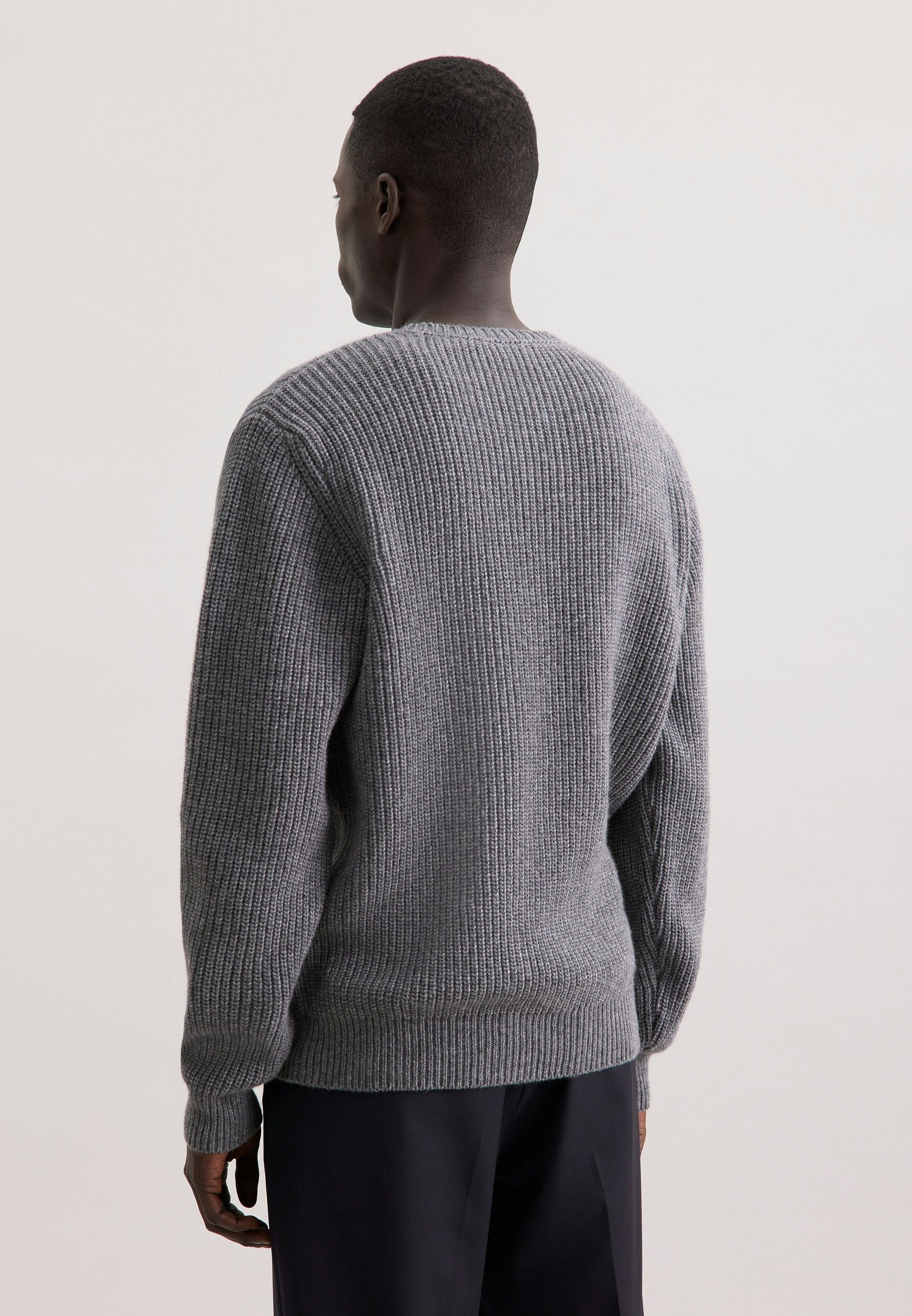 Rully Hawthorne Crew Knit Grey