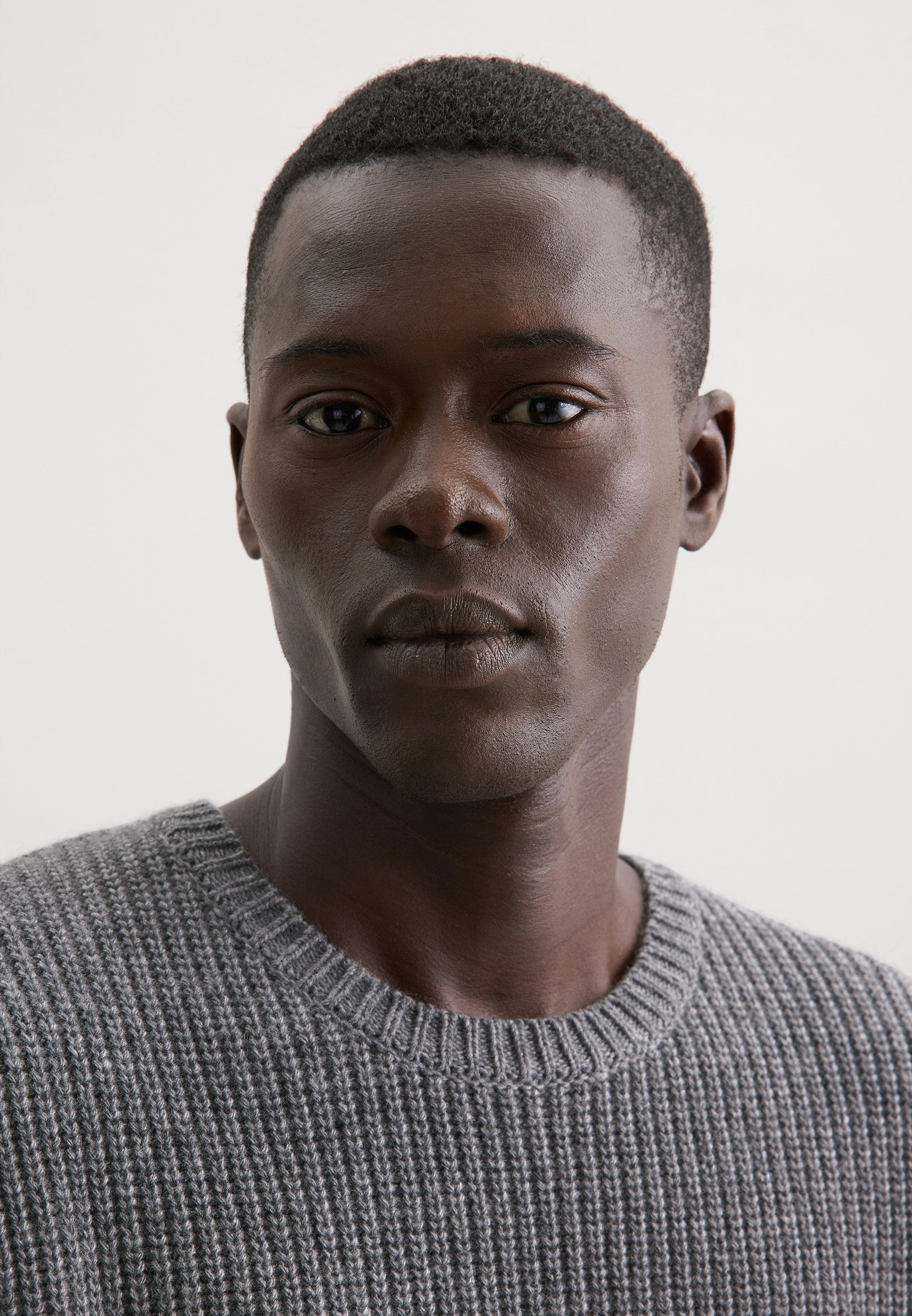Rully Hawthorne Crew Knit Grey
