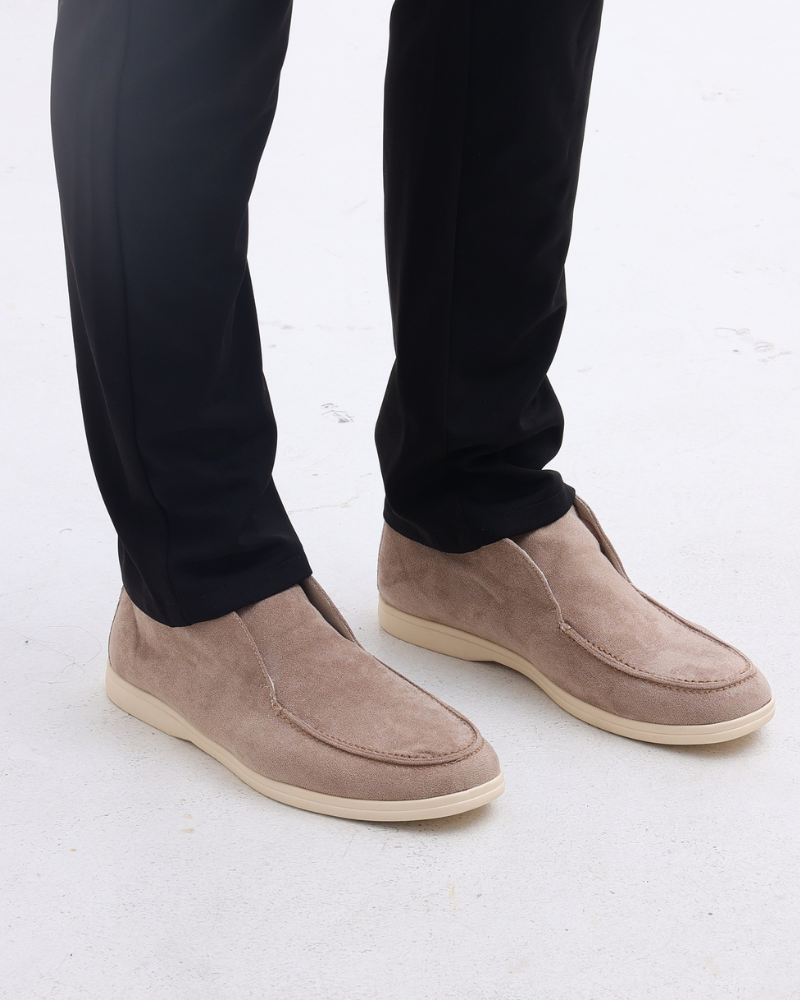 Men’s Old Money Suede Loafers - Mid-Top