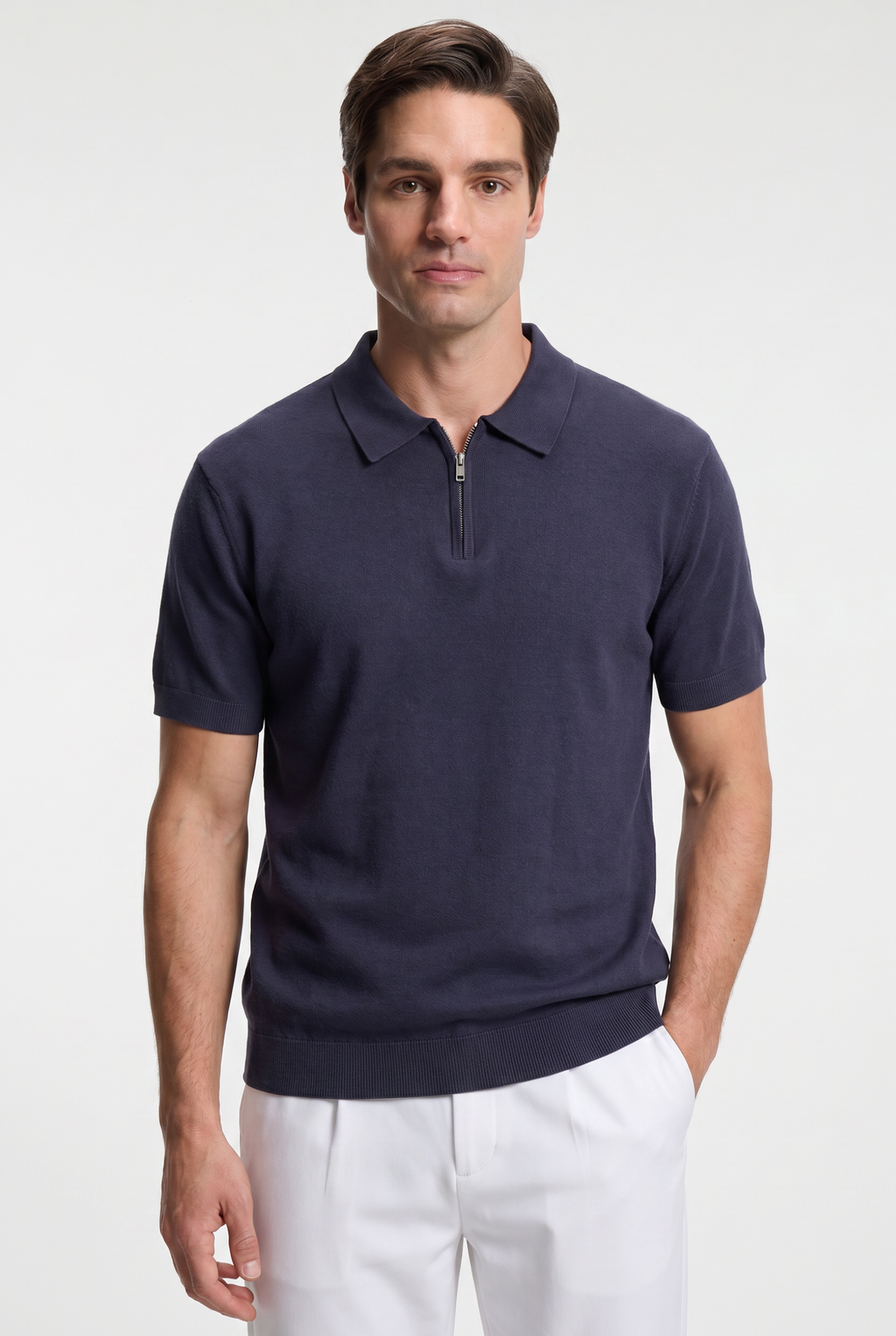 Men’s Zip Polo Shirt