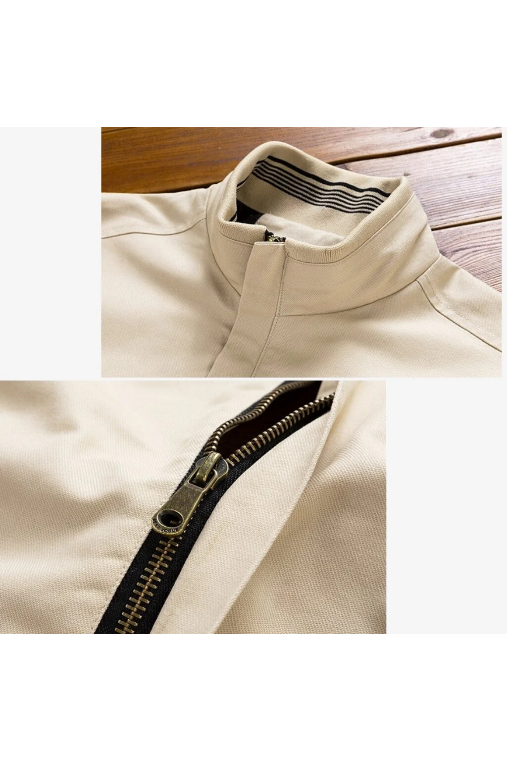 Men’s Regular Fit Fleece-Lined Winter Jacket