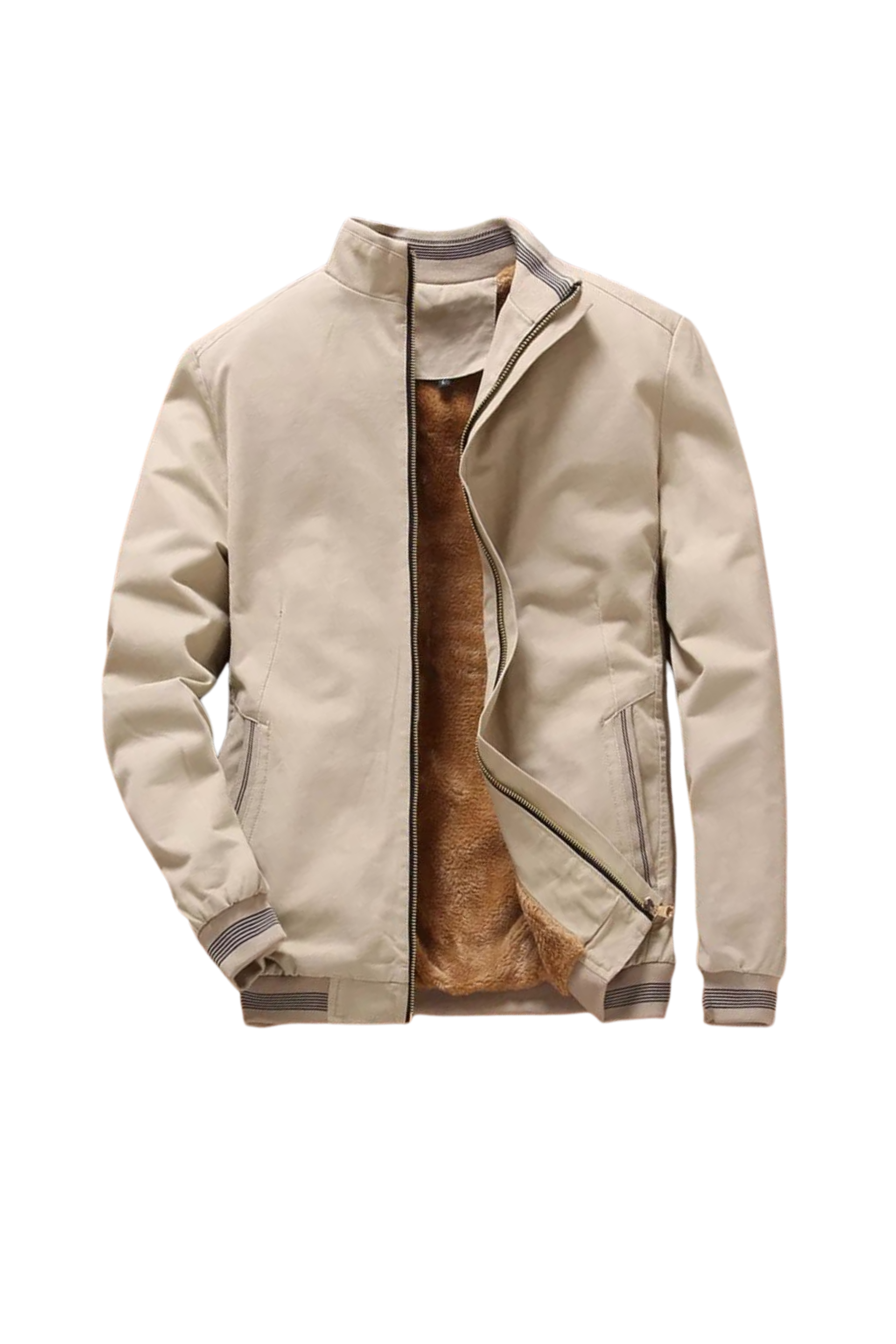 Men’s Regular Fit Fleece-Lined Winter Jacket