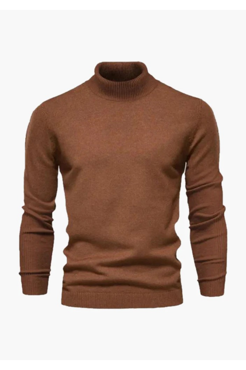 Men's Merino Wool Roll Neck Jumper