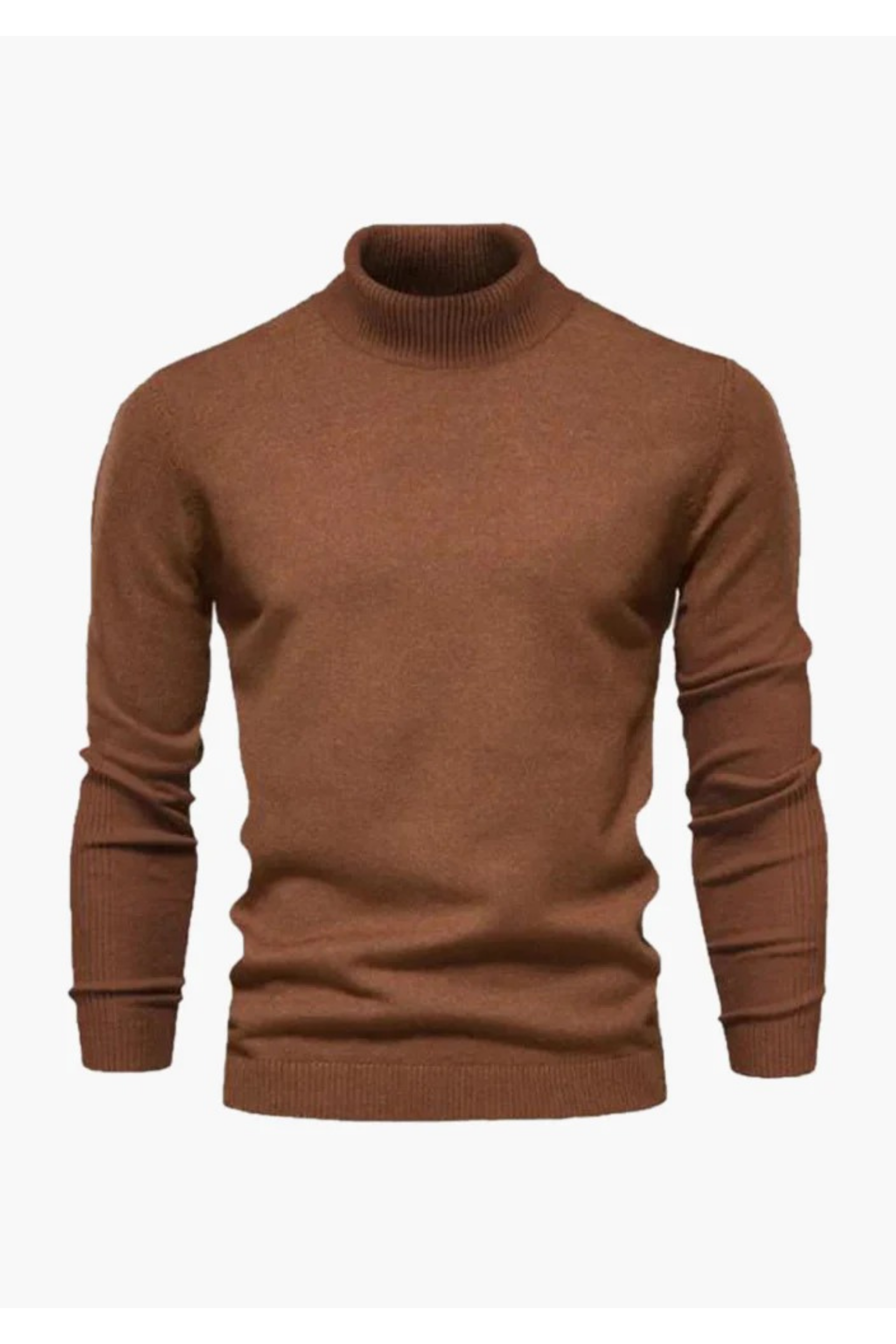 Men’s Merino Wool Roll Neck Jumper