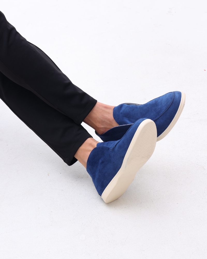 Men’s Old Money Suede Loafers - Mid-Top