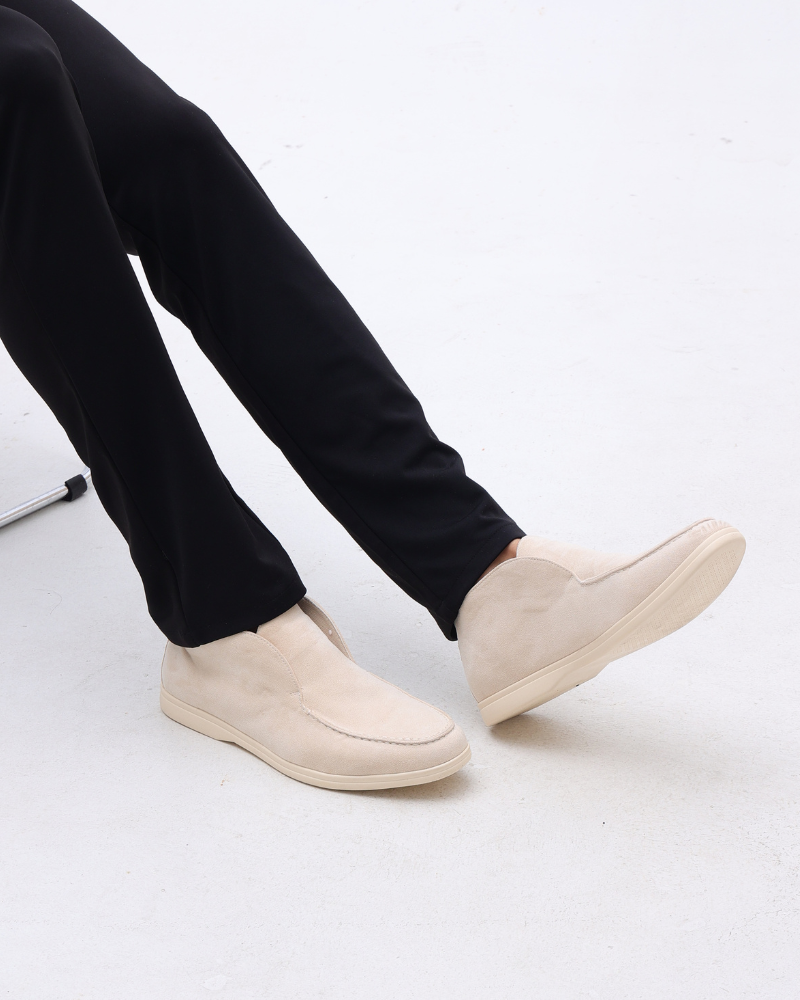 Men’s Old Money Suede Loafers - Mid-Top