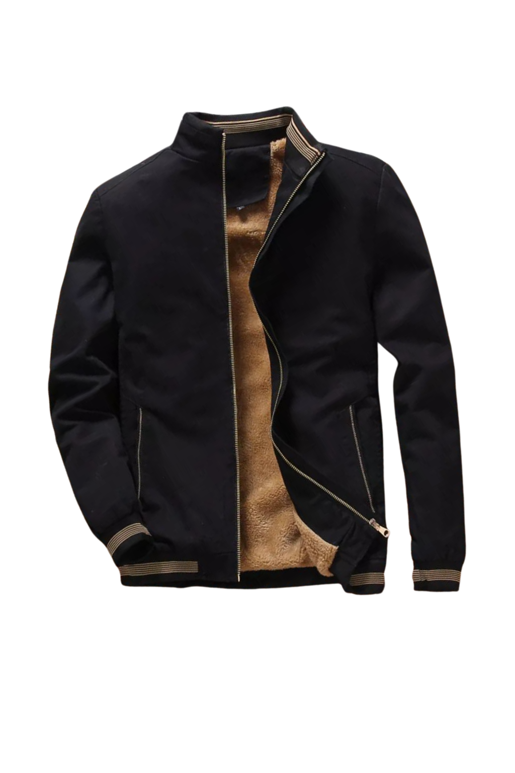 Men's Fleece-Lined Bomber Jacket