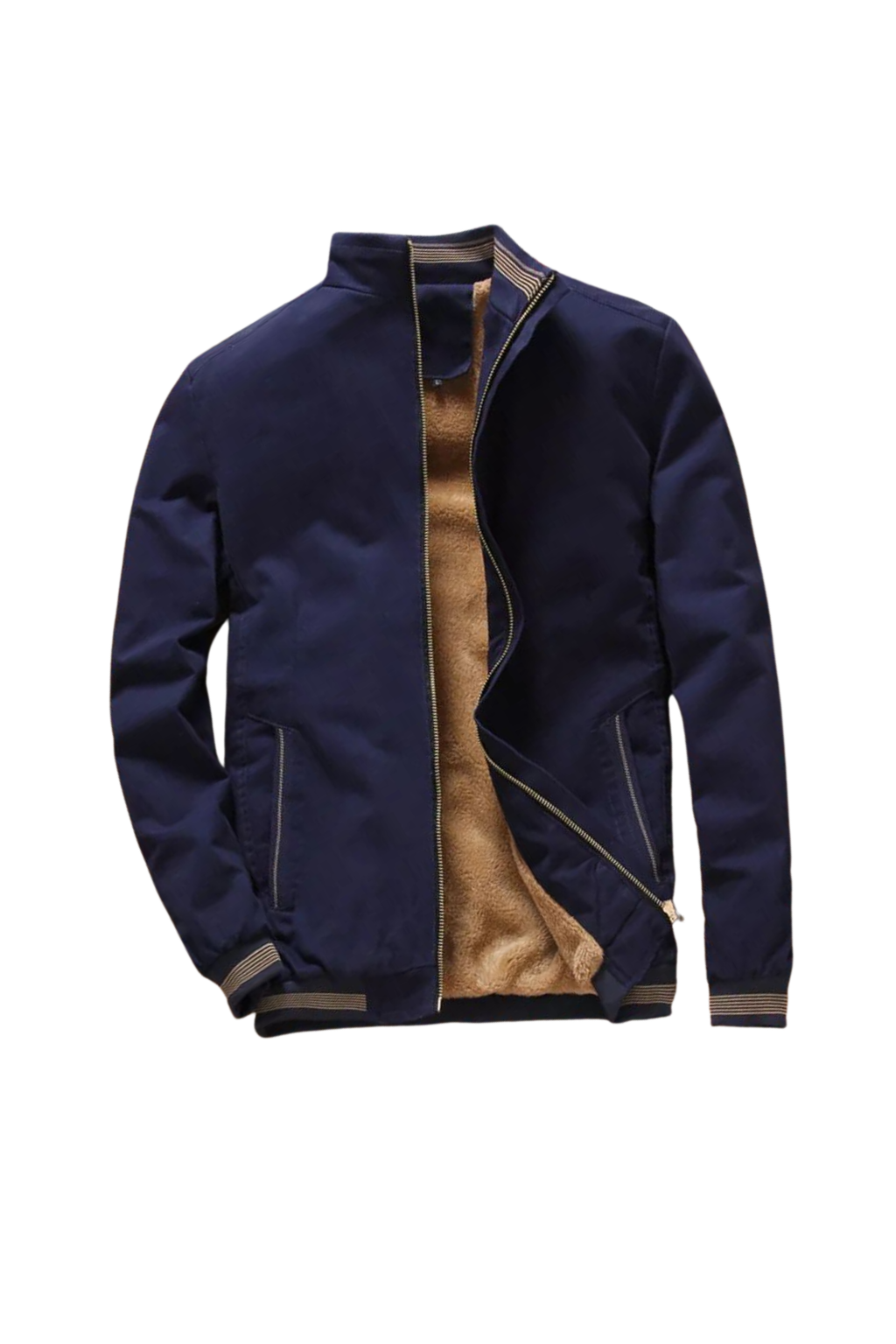 Men's Fleece-Lined Bomber Jacket