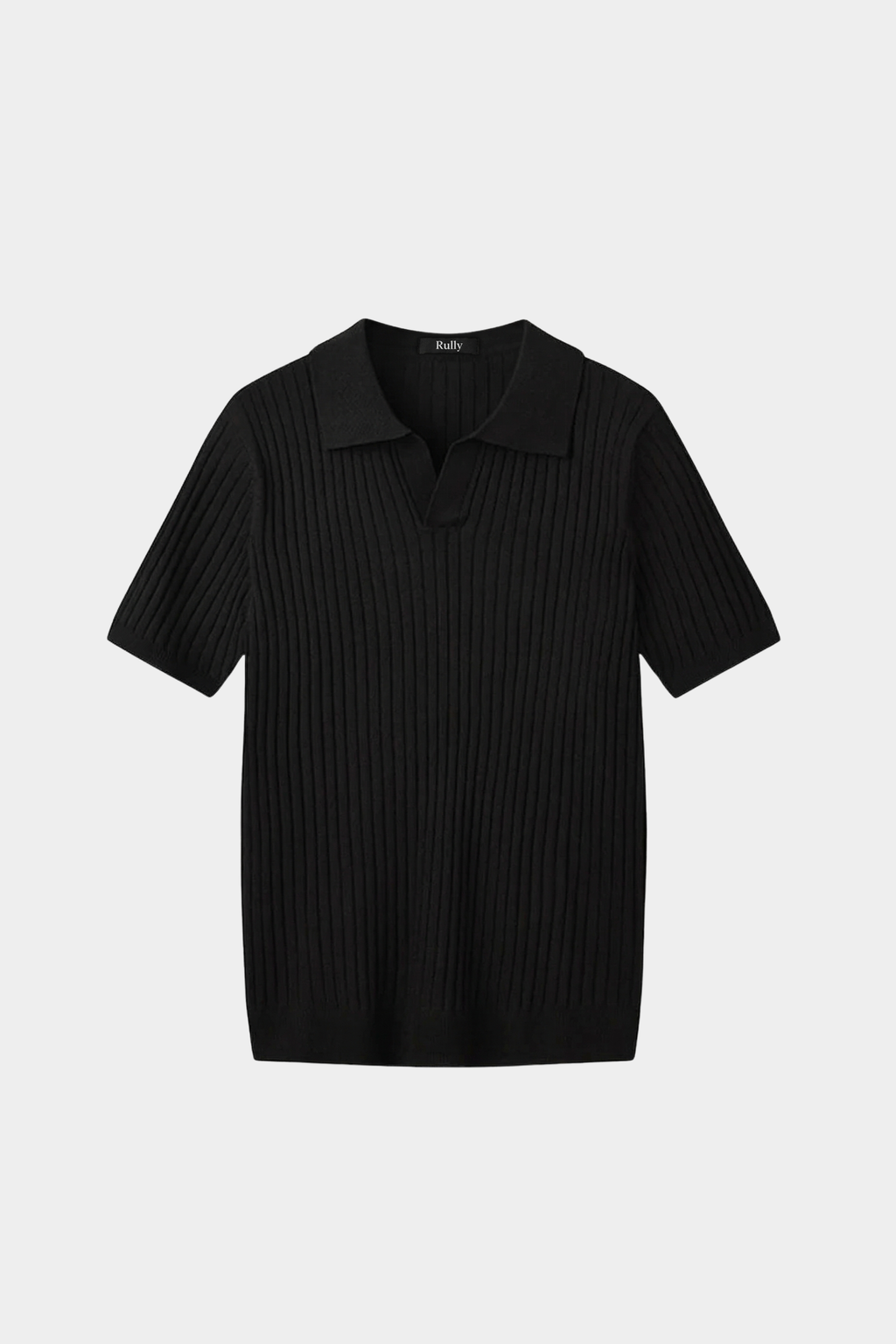 Men’s Ribbed Polo Shirt