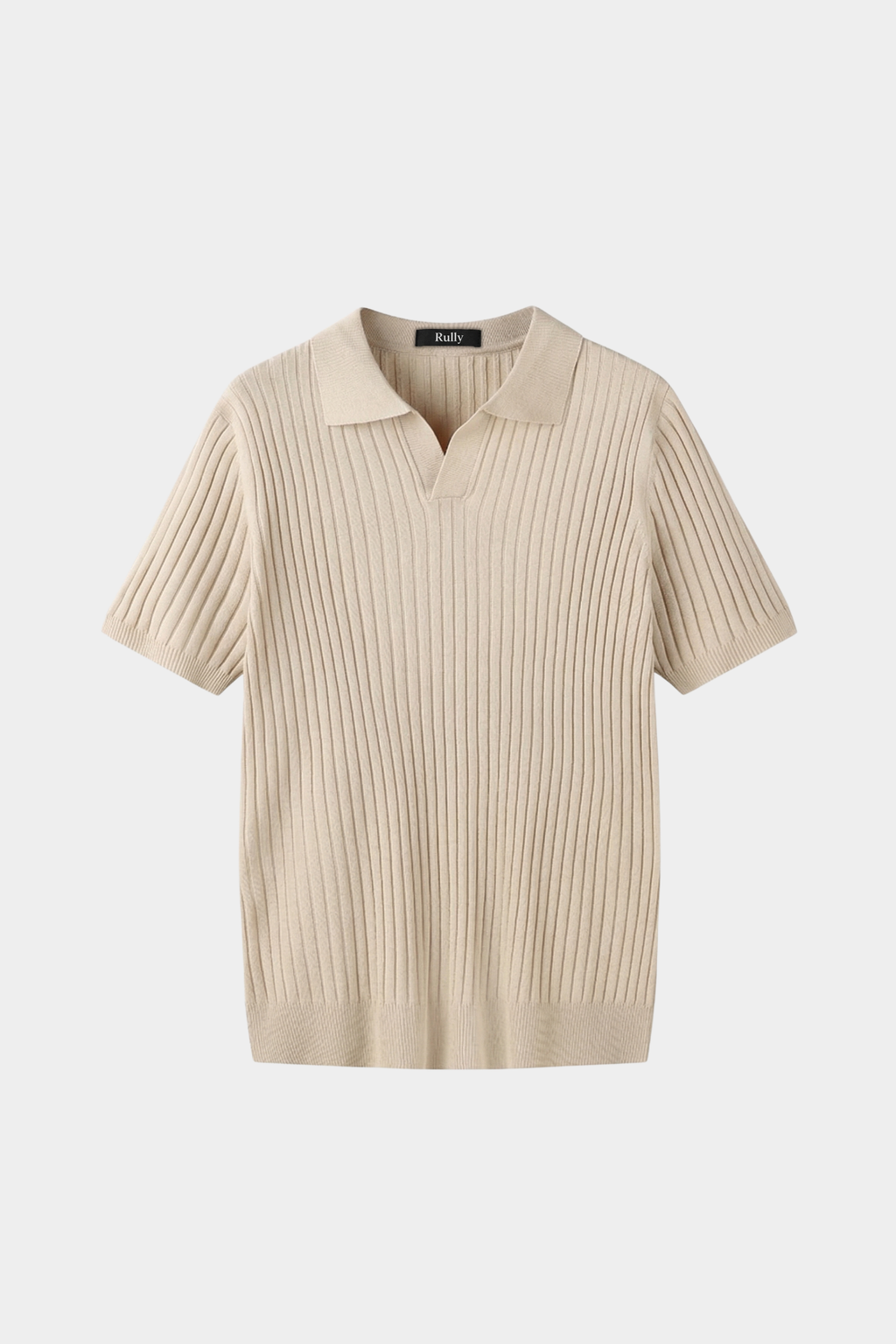 Men’s Ribbed Polo Shirt