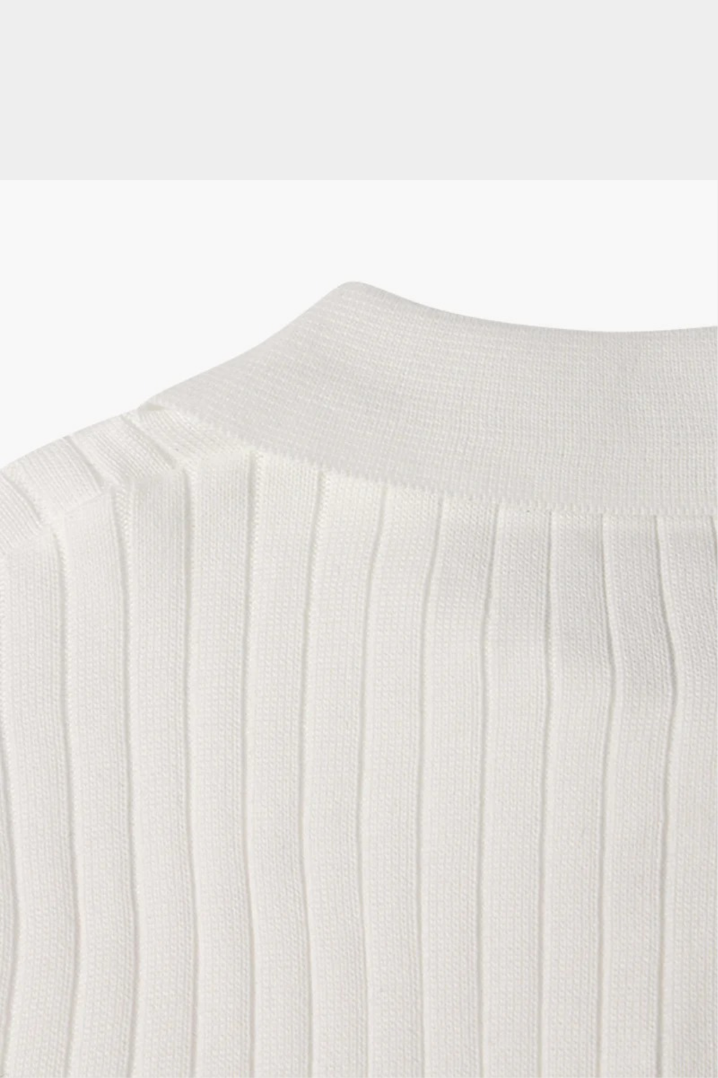 Men’s Ribbed Polo Shirt
