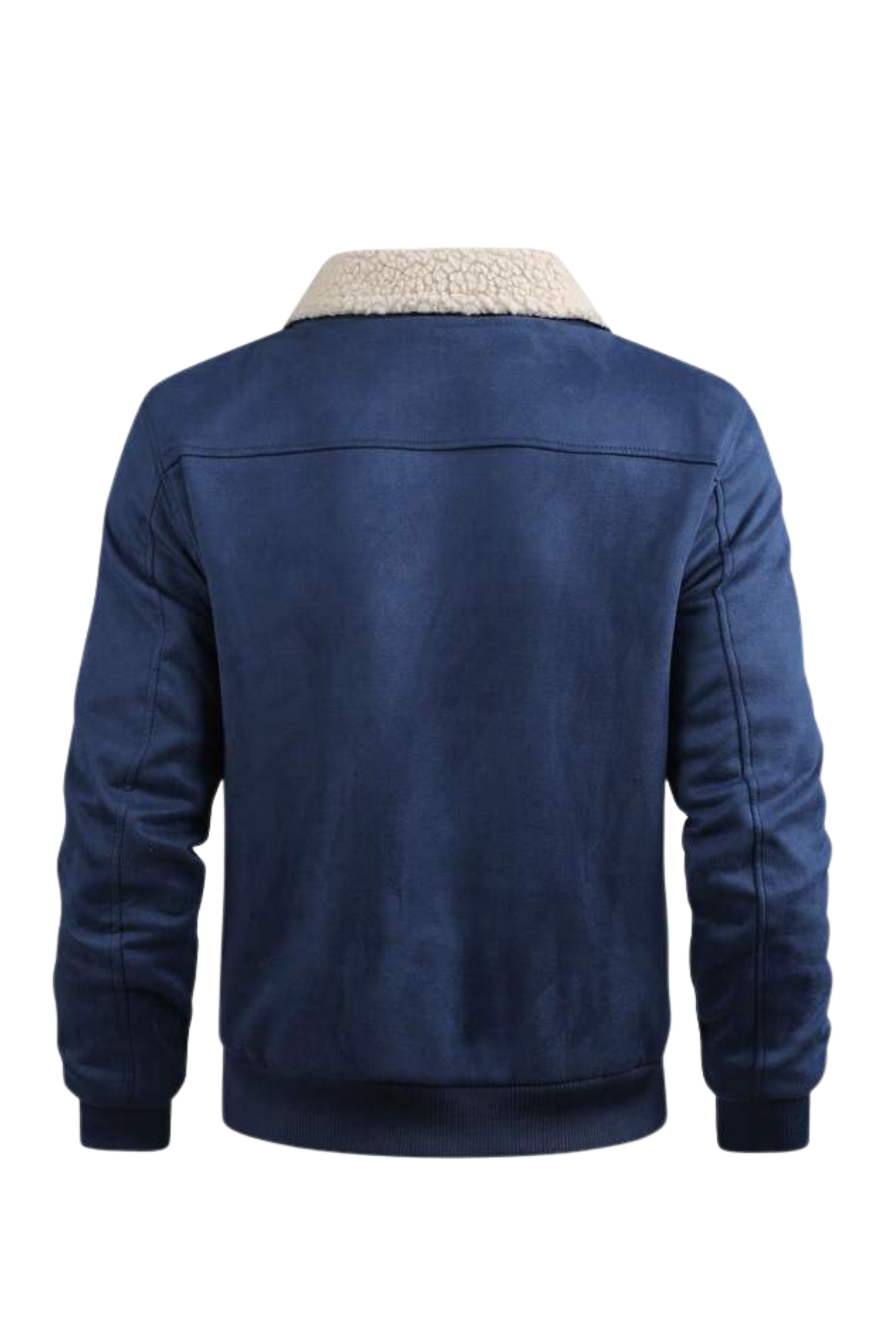 Men’s Sherpa-Lined Suedette Jacket
