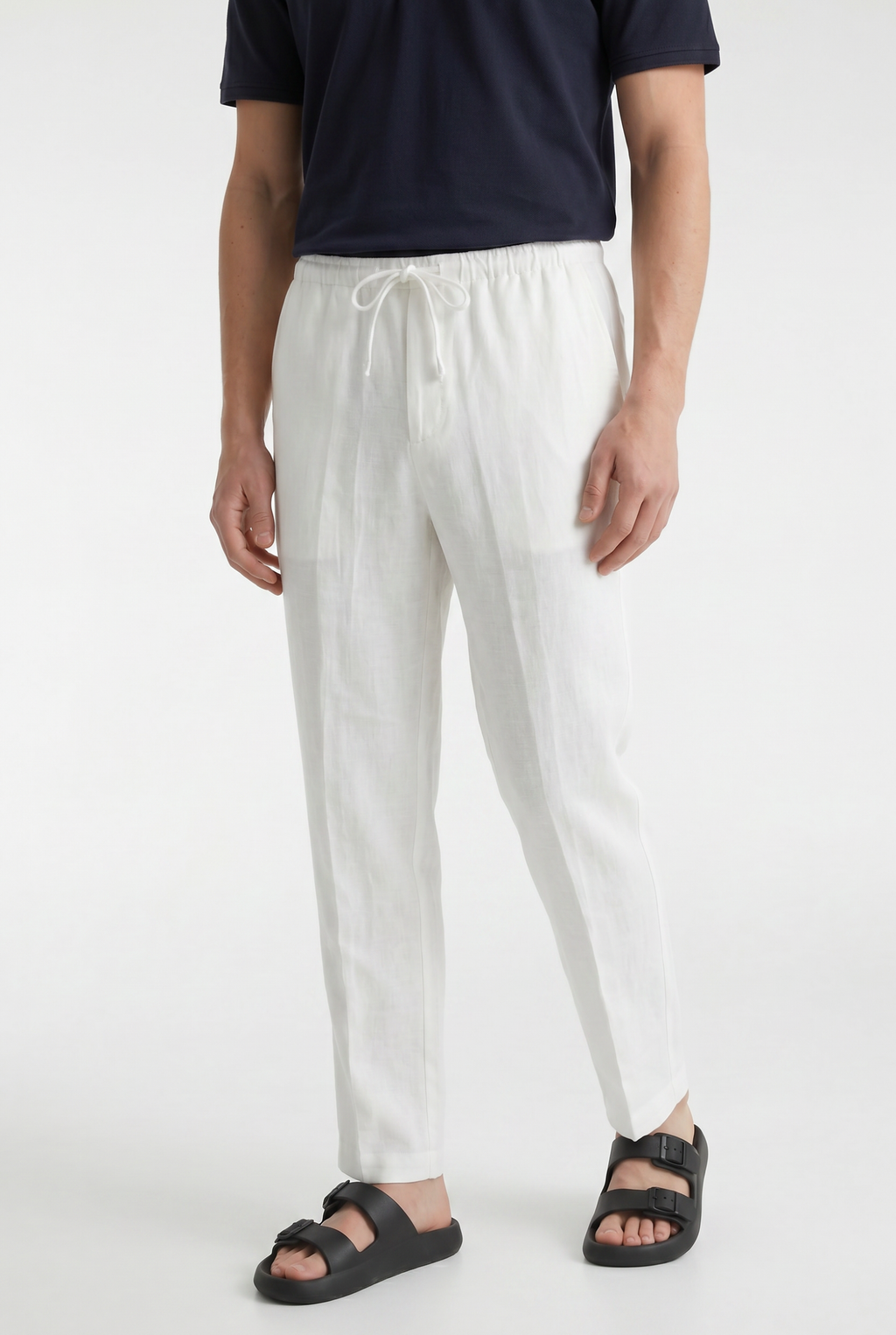 Men’s Linen Drawstring Trousers