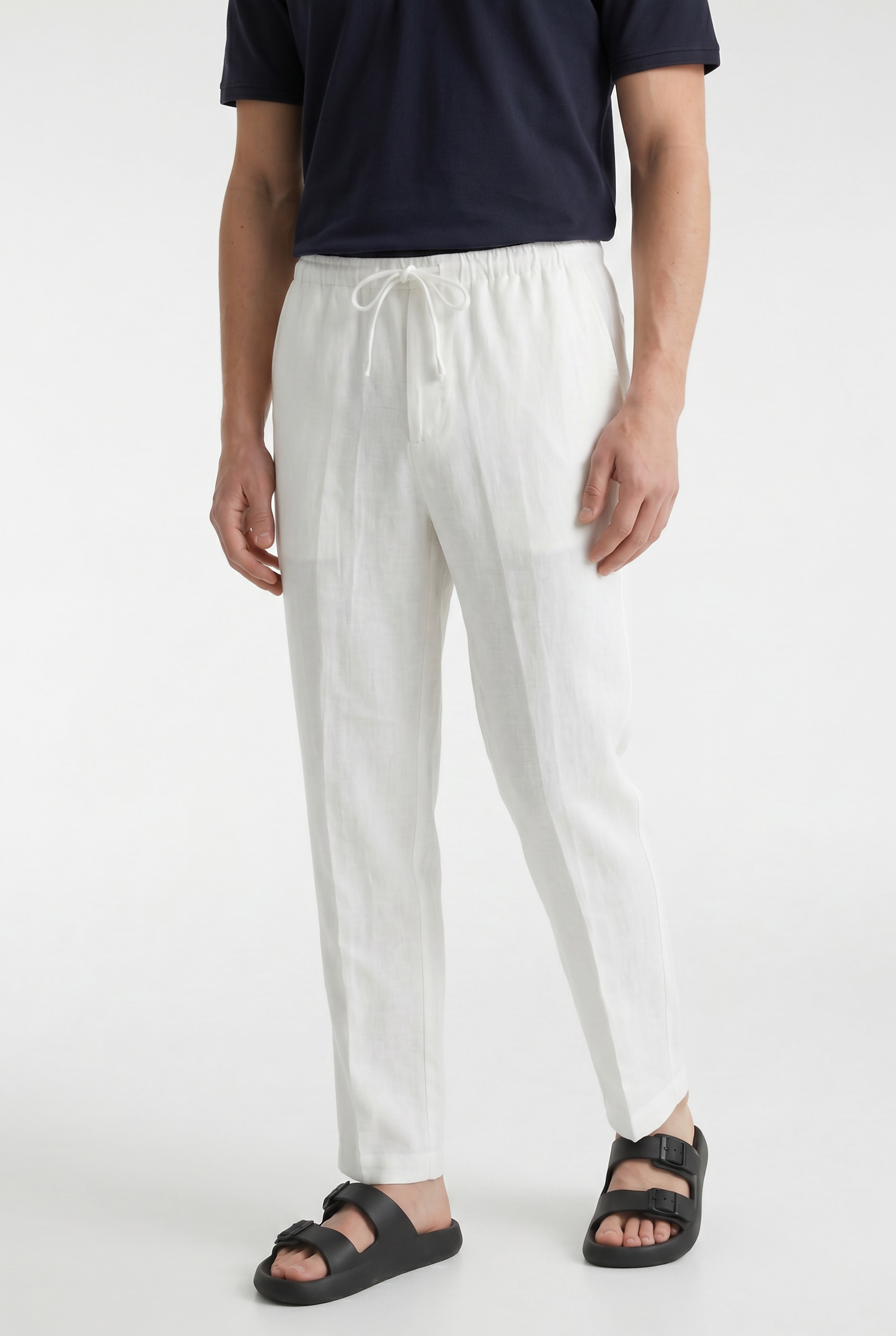 Men’s Linen Drawstring Trousers