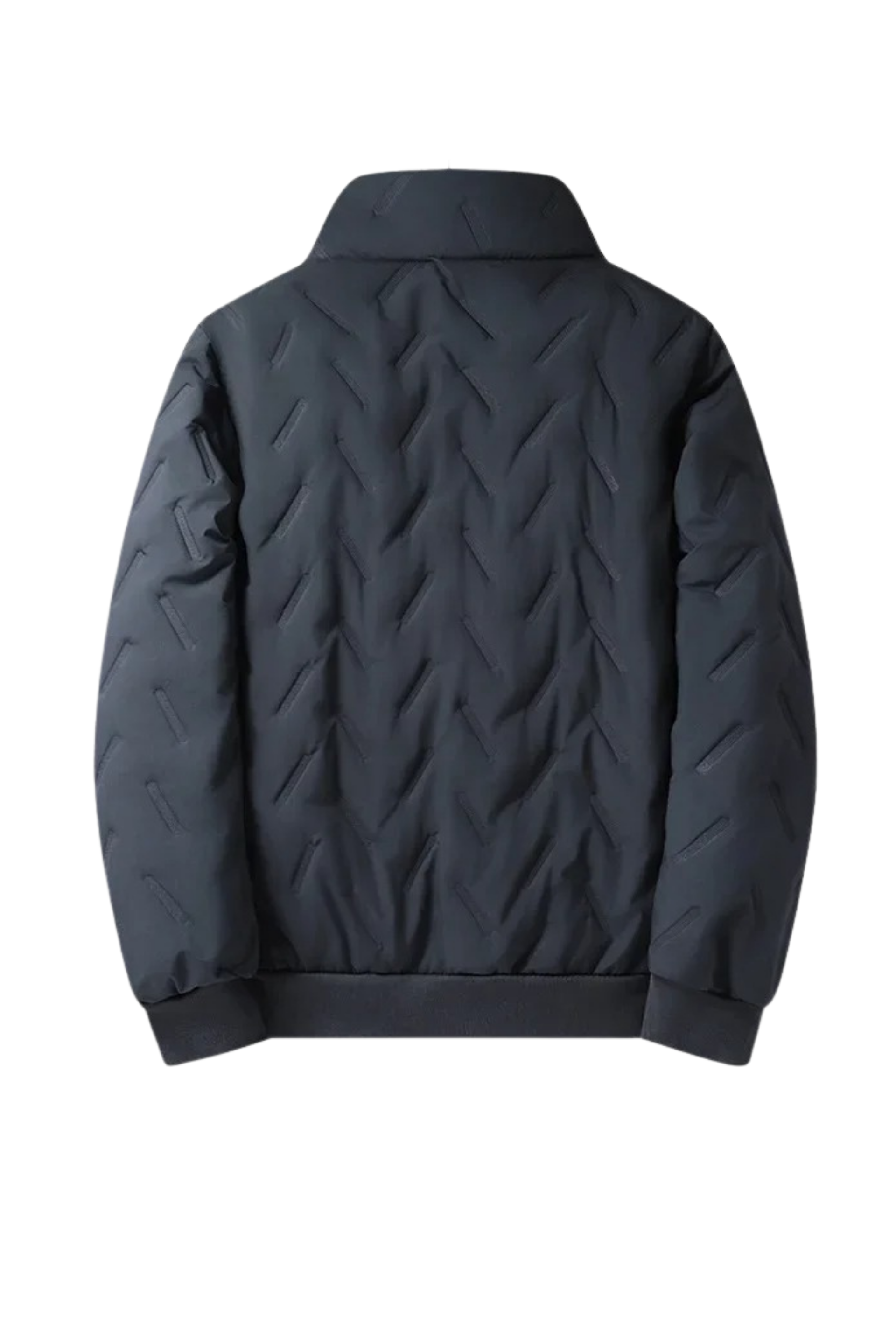 Men’s Regular Fit Quilted Sherpa-Lined Jacket