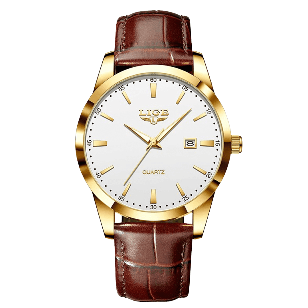 Men’s Watch — Paris (Leather Strap)