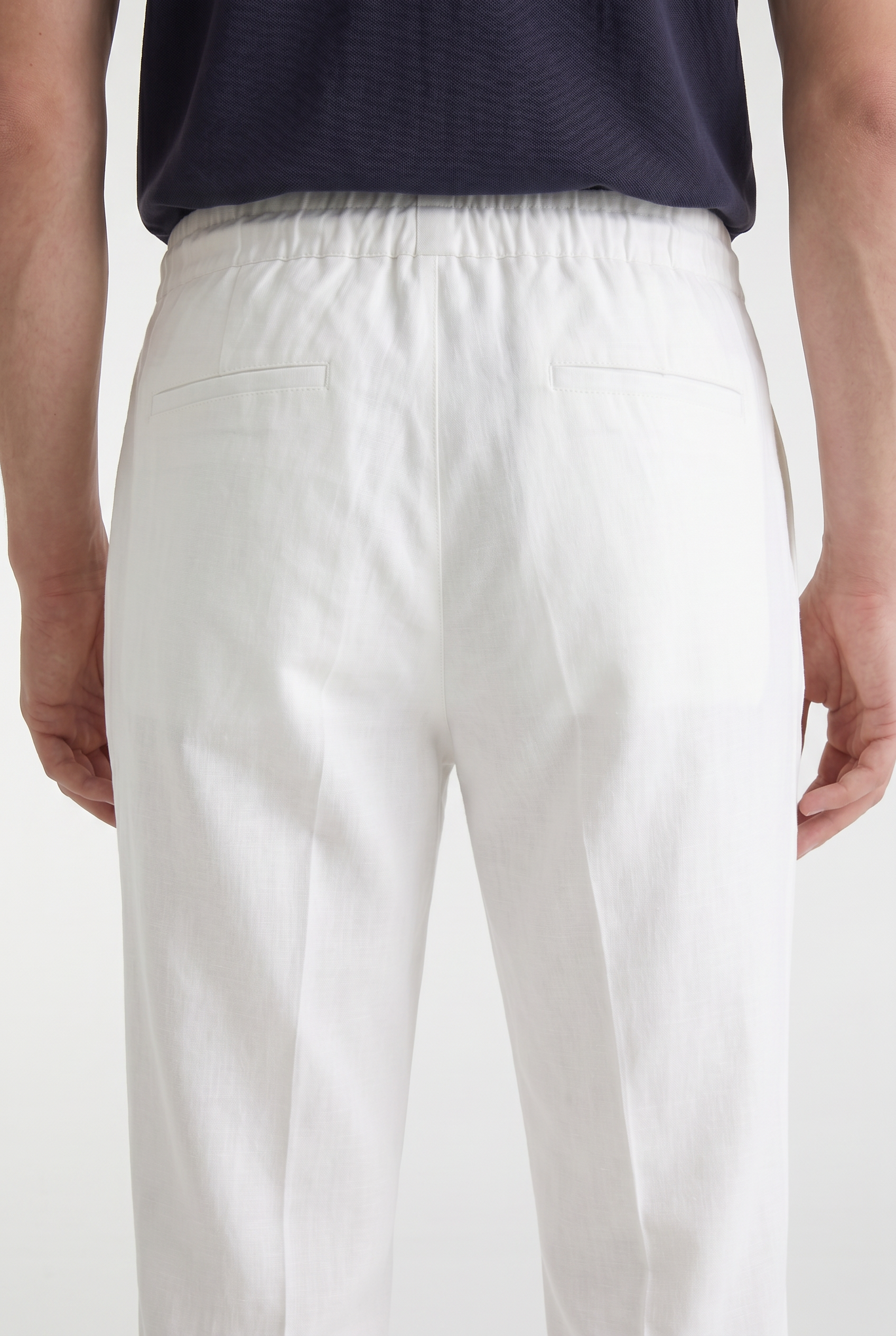 Men’s Linen Drawstring Trousers