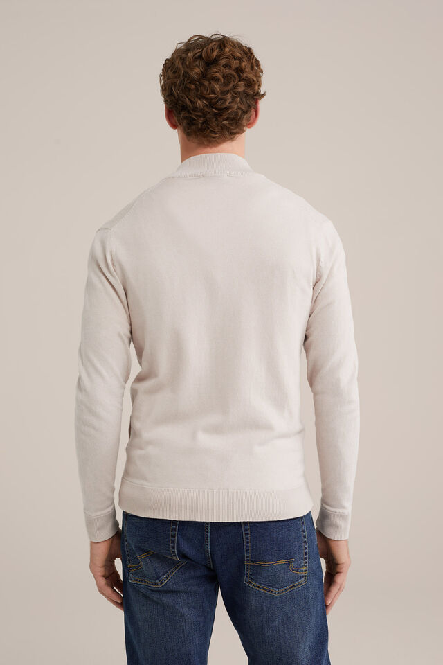 Men’s Slim Fit Fine-Knit Zip-Front Cardigan