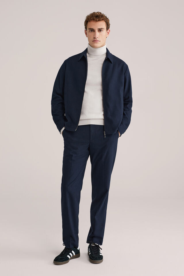 Men’s Slim Fit Merino Wool Roll-Neck Jumper