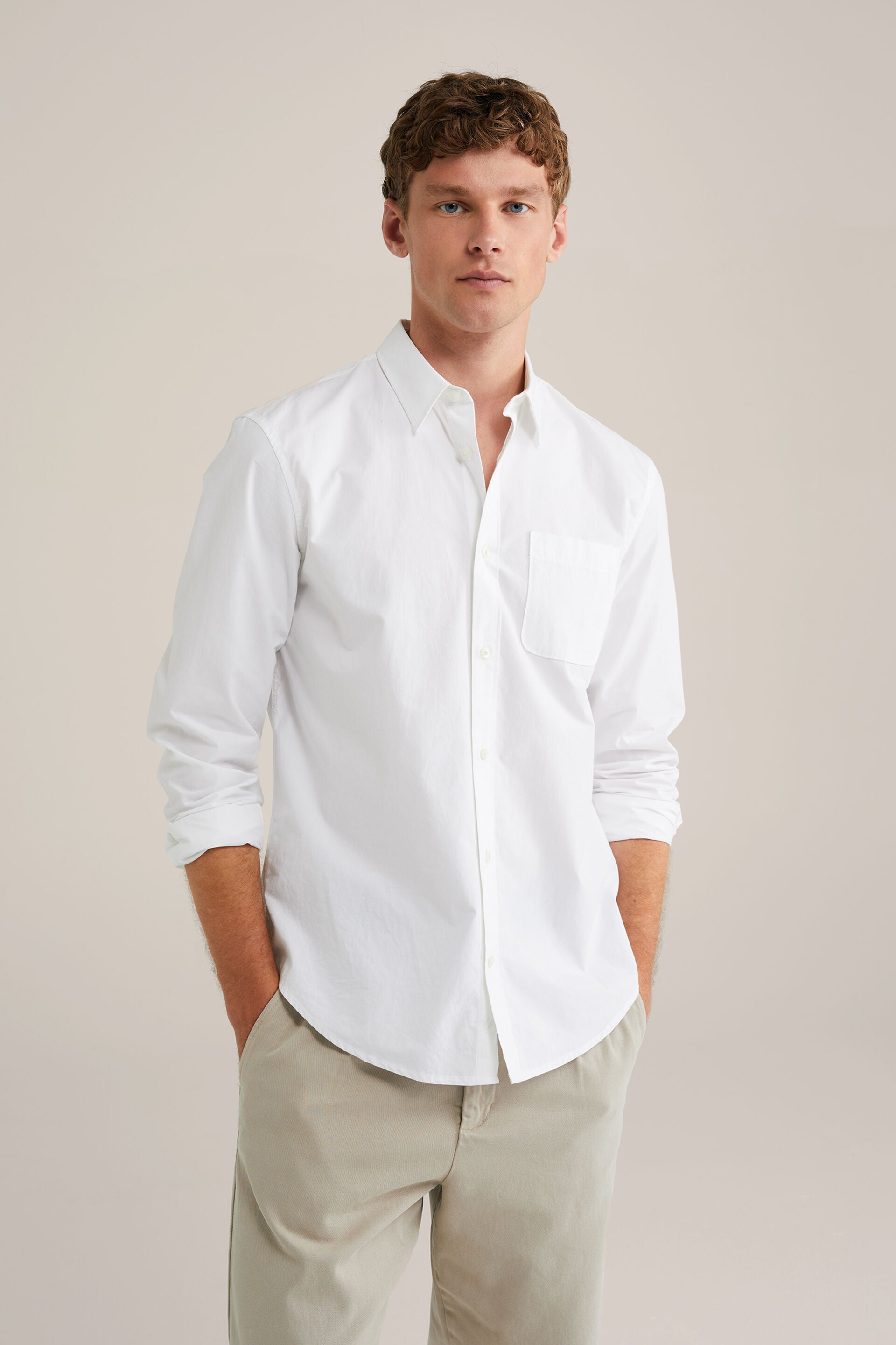 Men's Relaxed Fit Shirt With Stretch